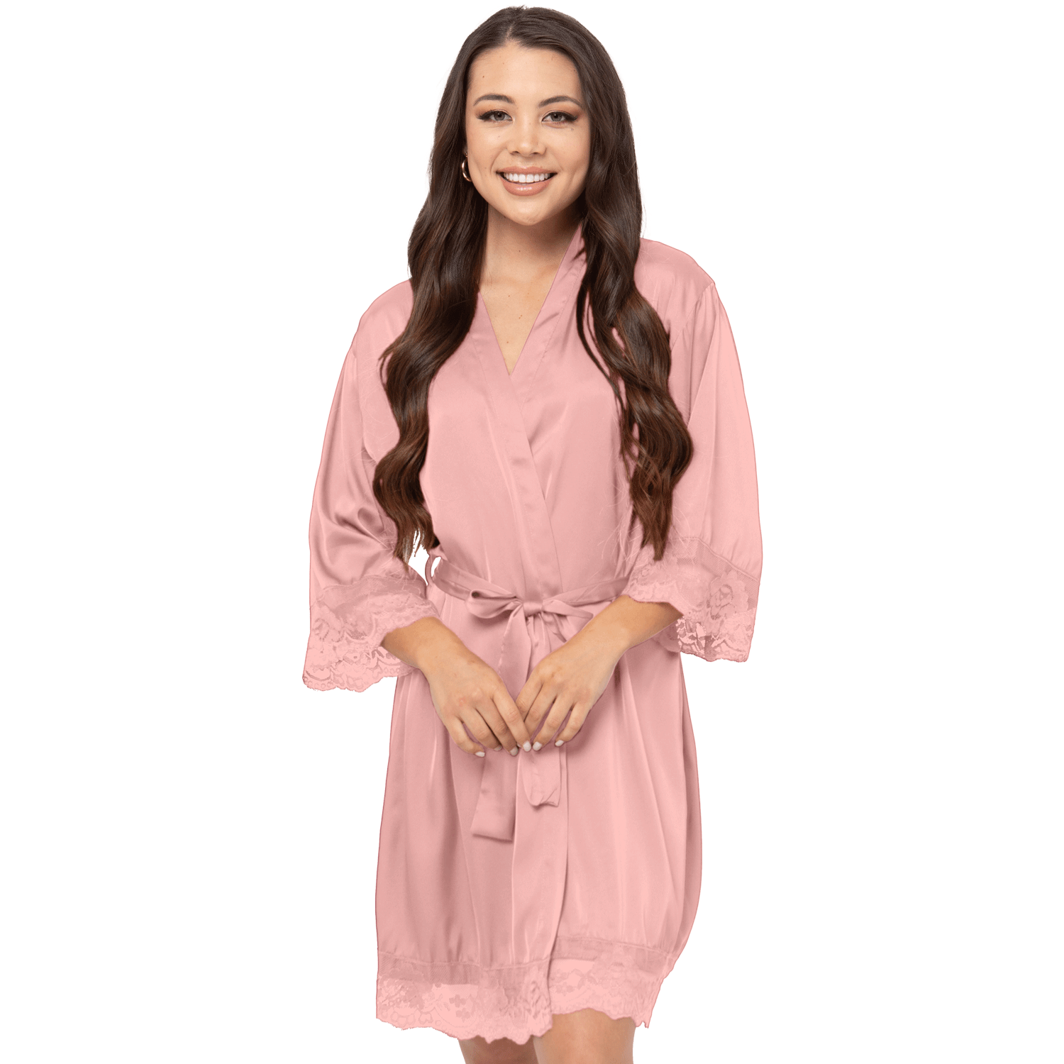 Satin Lace Bridesmaid Robes