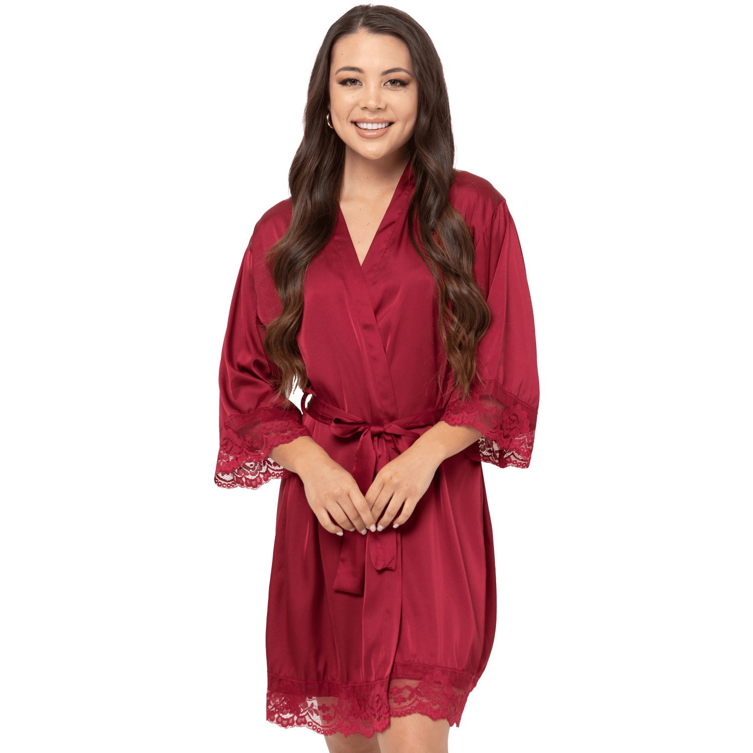 Satin Lace Bridesmaid Robes