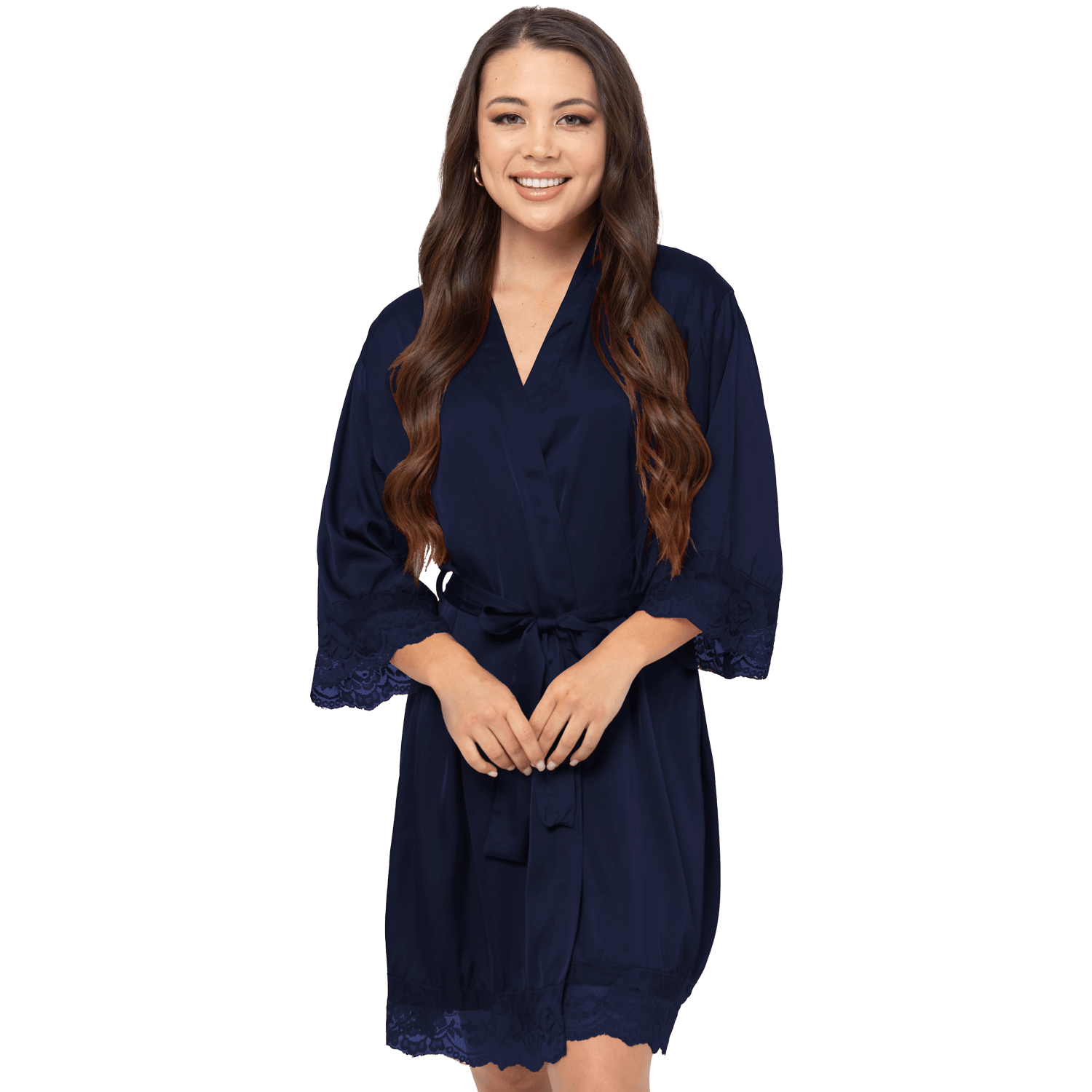 Satin Lace Bridesmaid Robes
