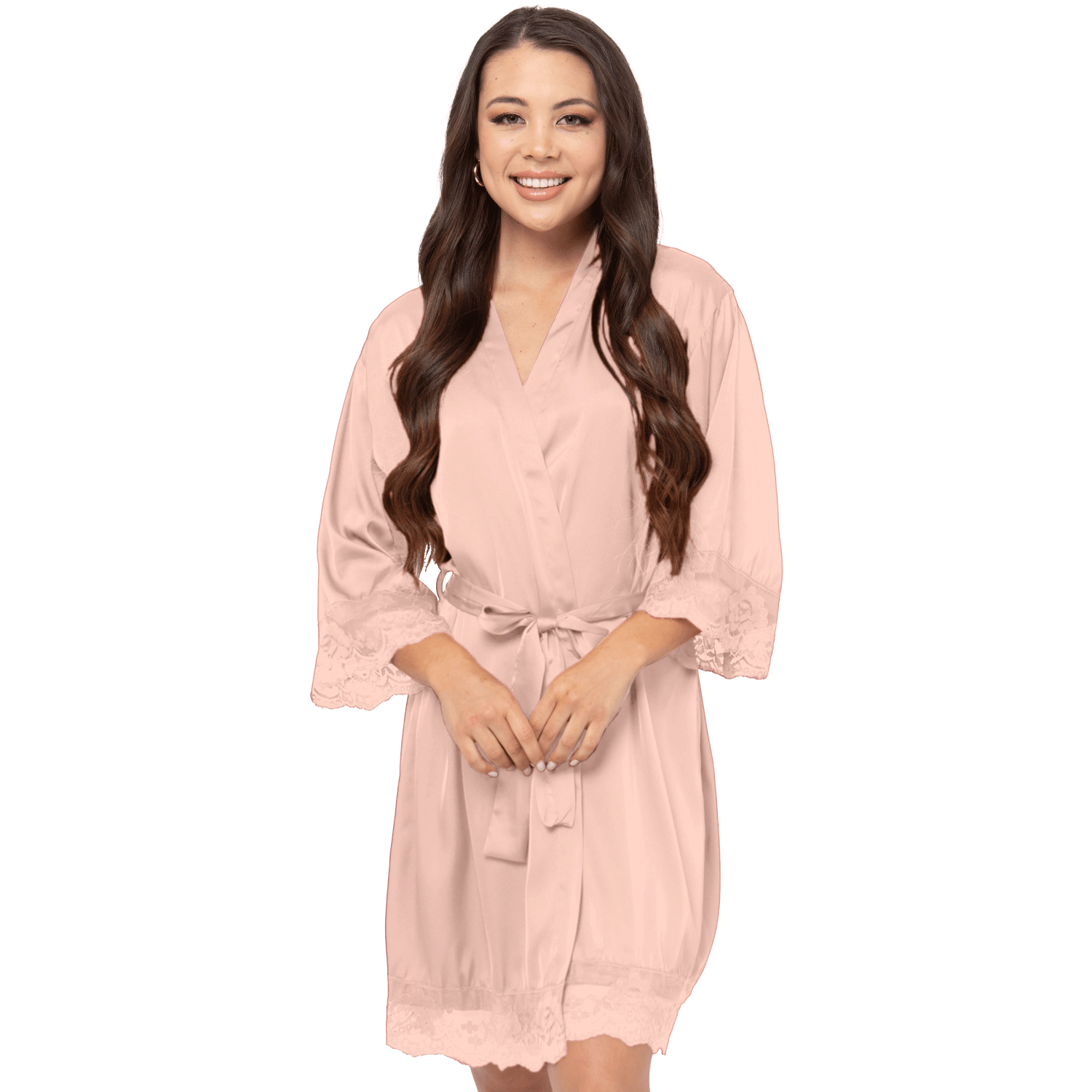 Satin Lace Bridesmaid Robes