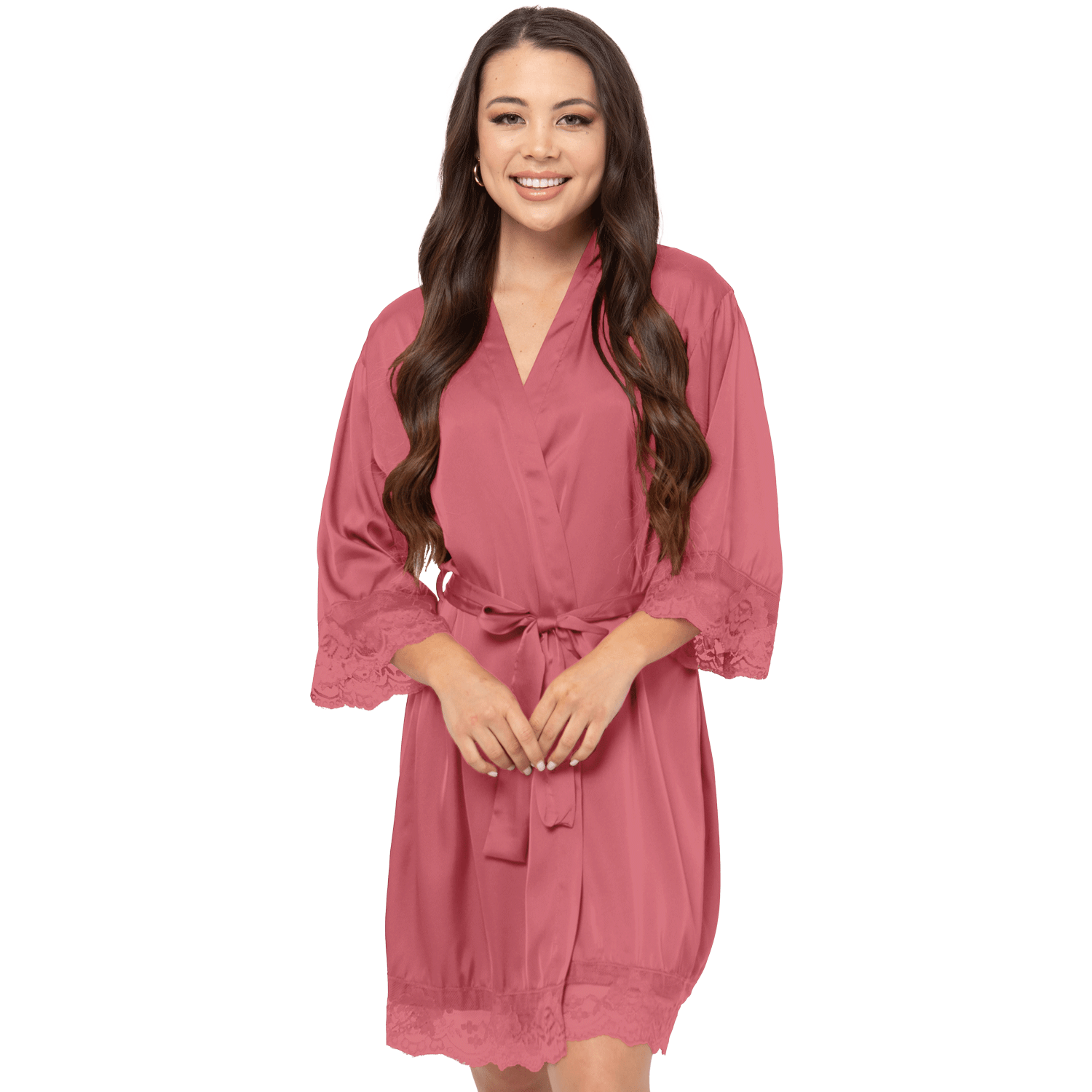 Satin Lace Bridesmaid Robes