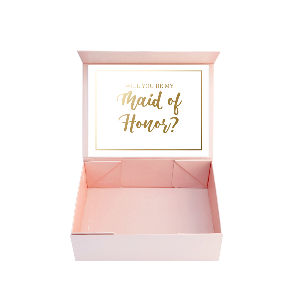 Blush Bridal Proposal Box
