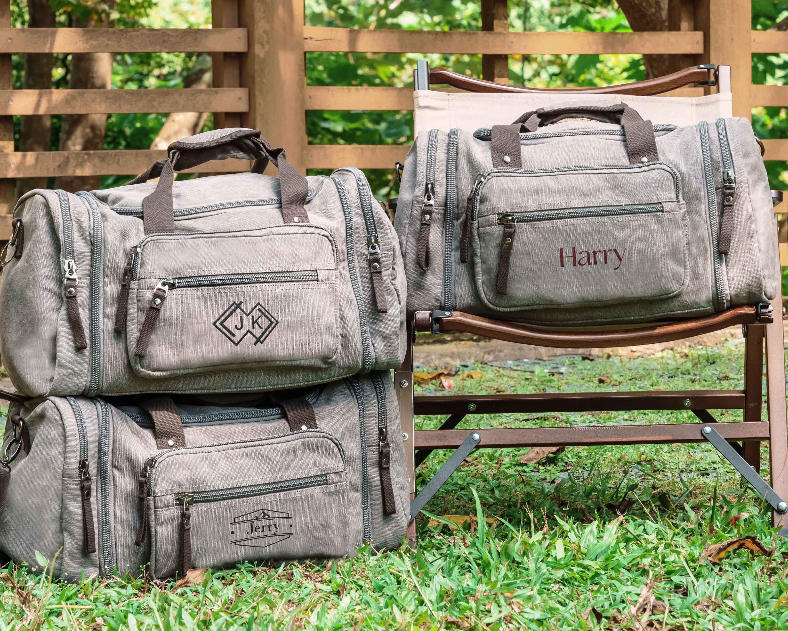 Travel Weekender Bag | Mens Duffle Bag Personalized