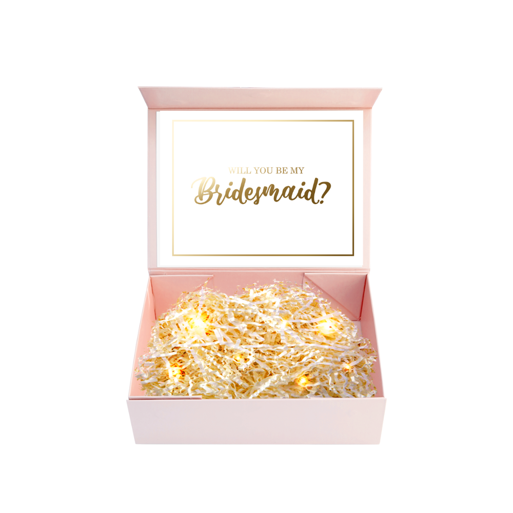 Blush Bridal Proposal Box