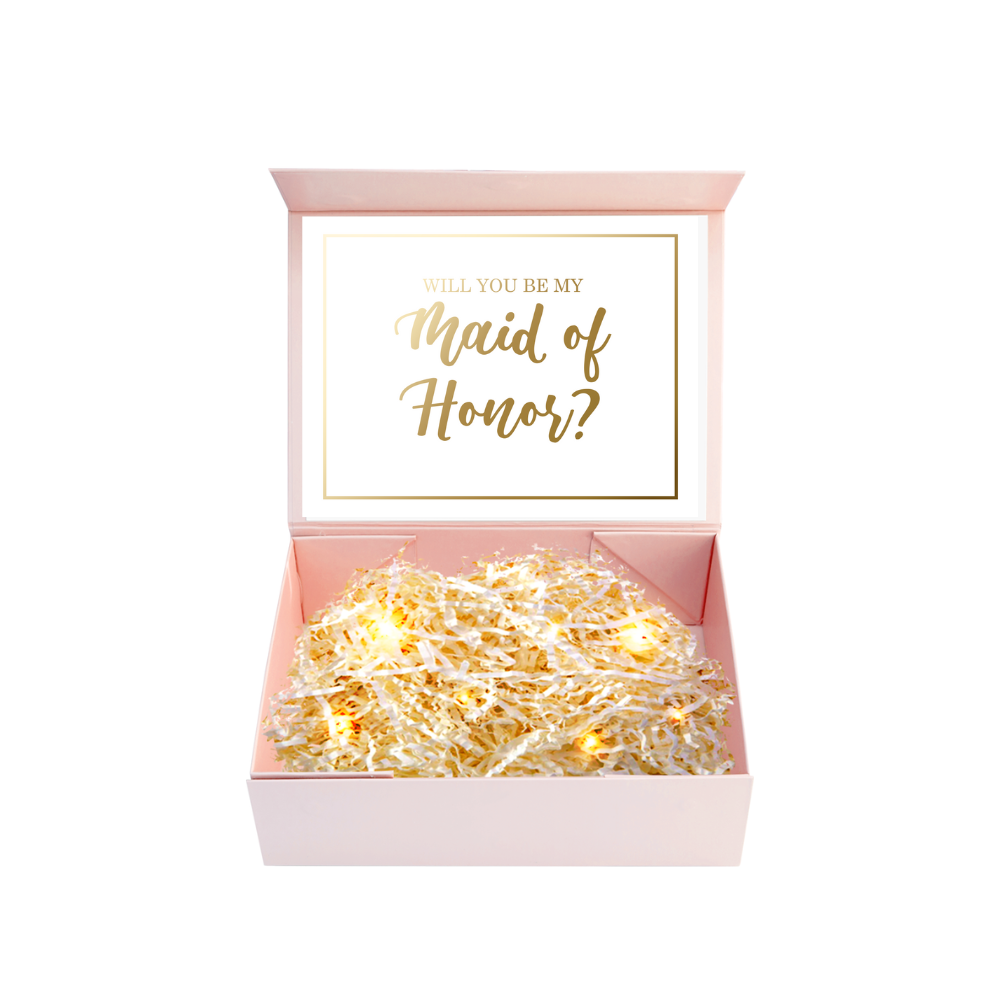 Blush Bridal Proposal Box