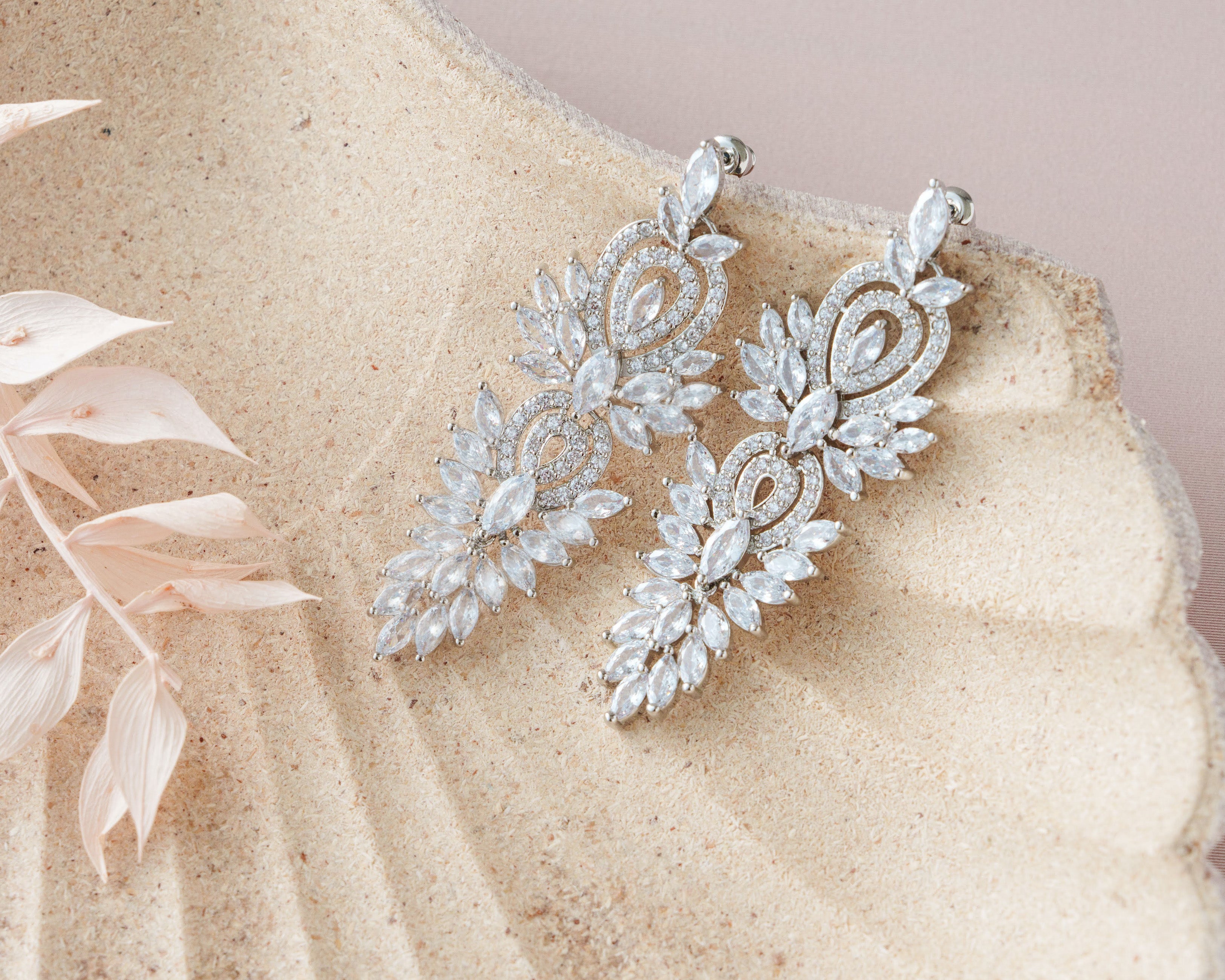 Vintage Dangle Earrings for Bride
