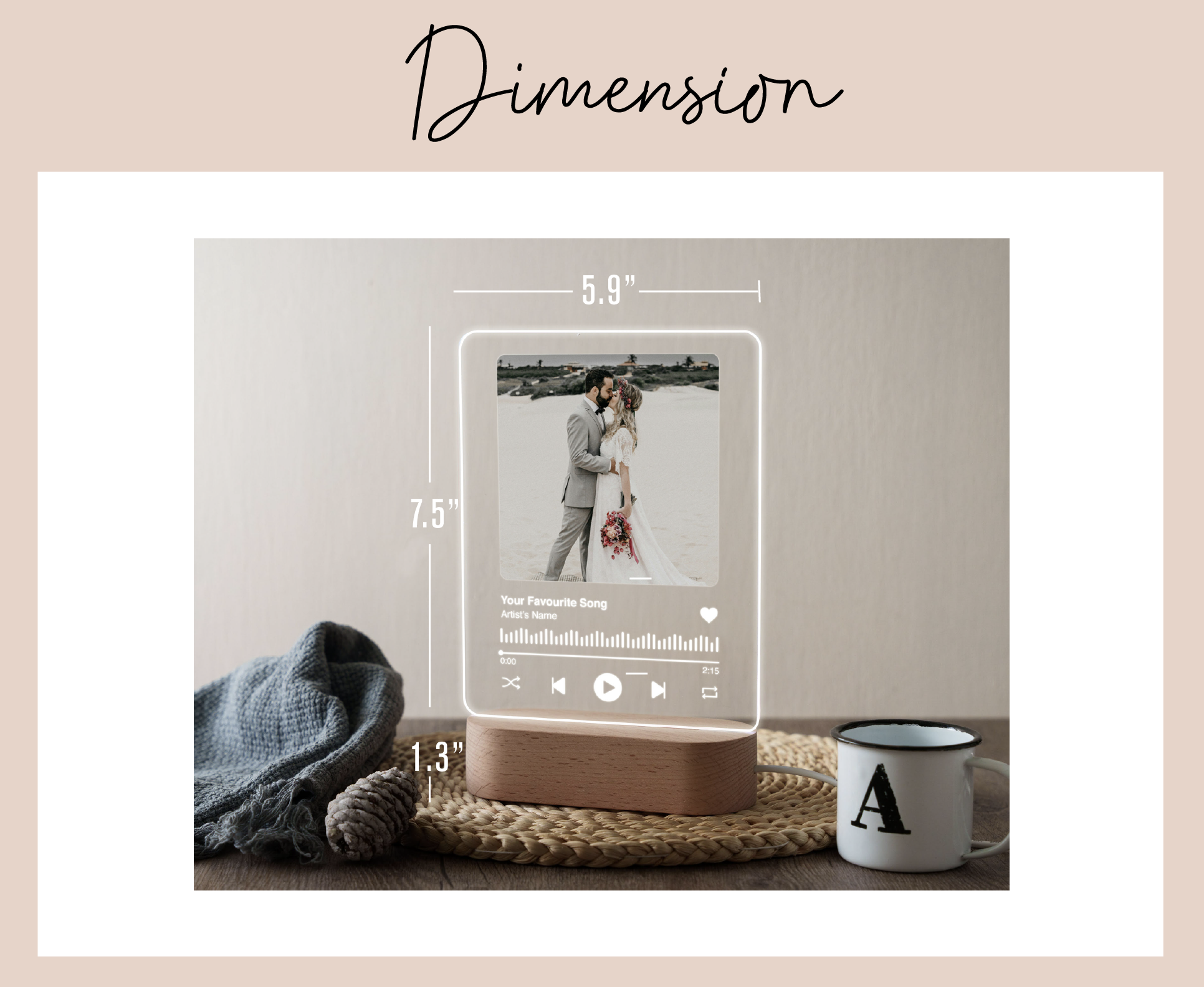 Custom Photo LED Night Light Sign