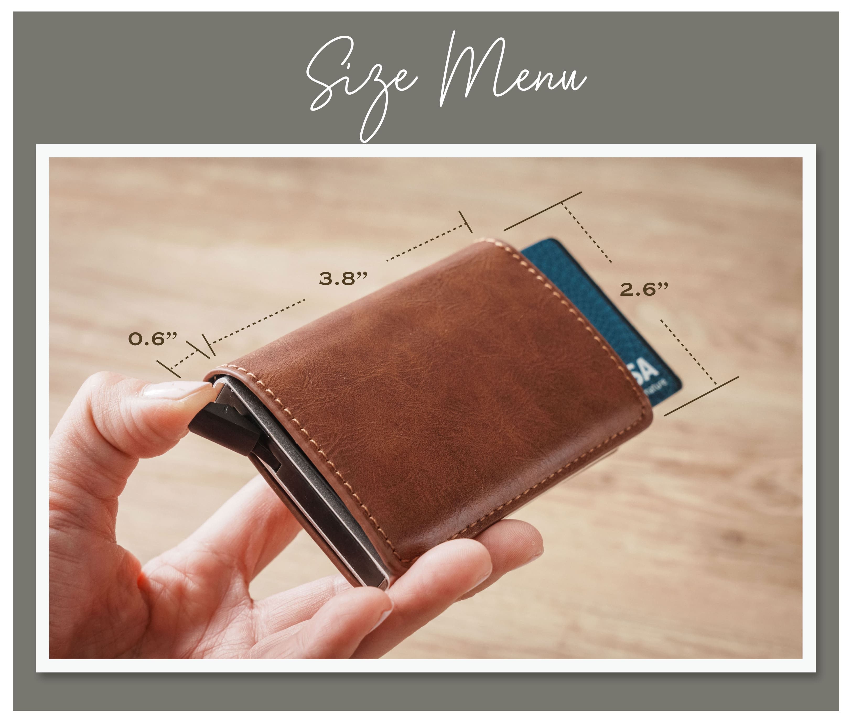 Pop-Up Leather Wallet