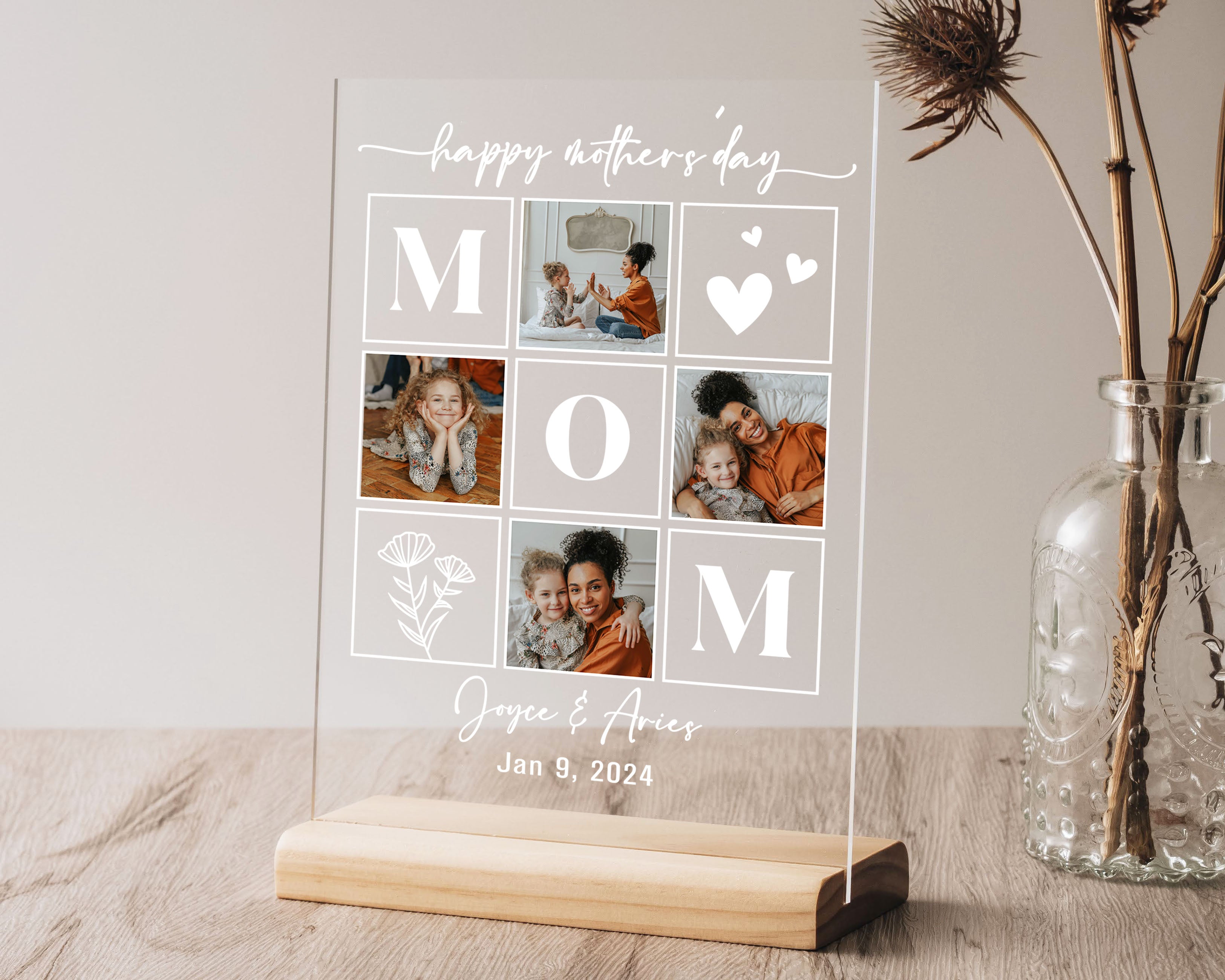 Acrylic Picture Plaque for Mom