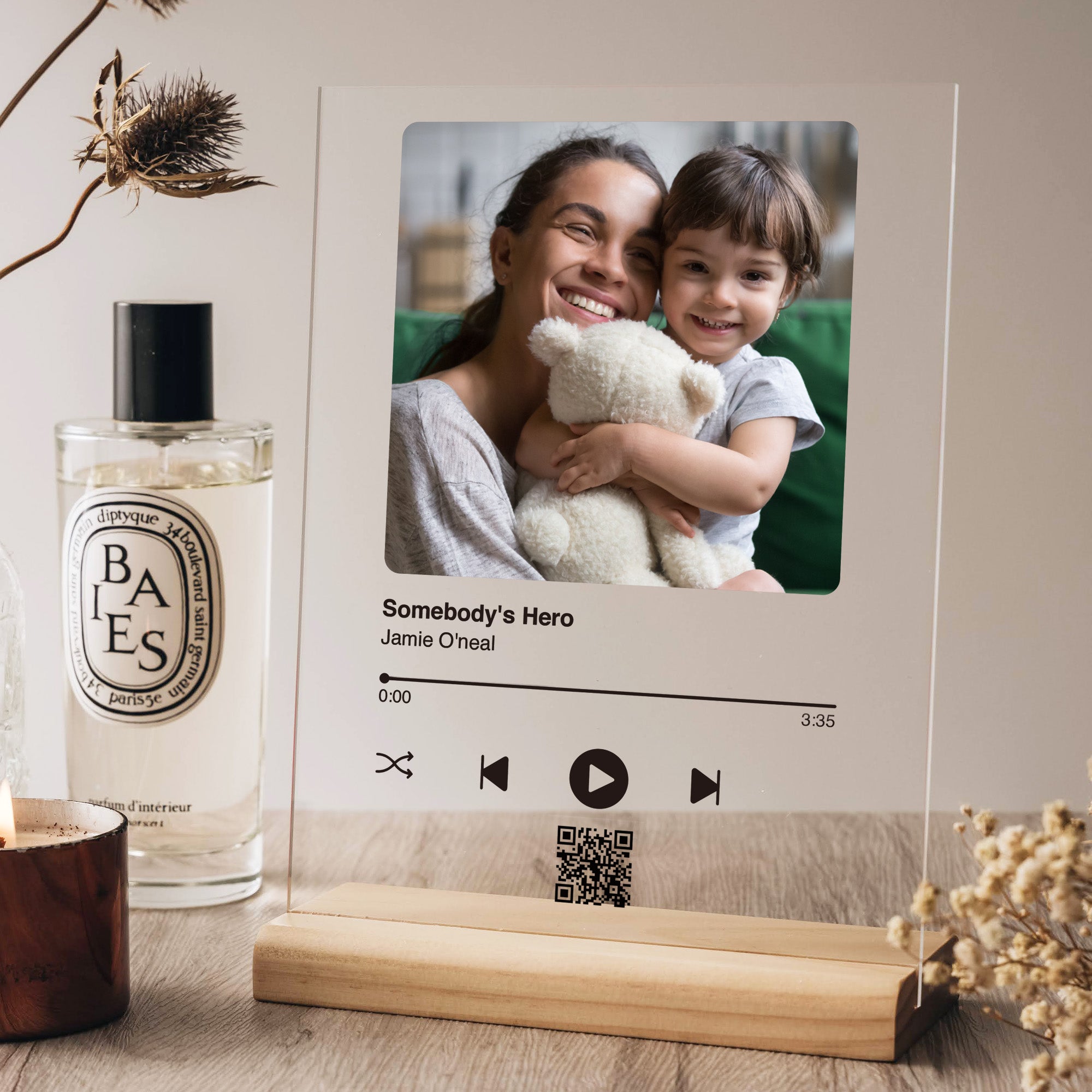 Personalized Music Plaque With Stand