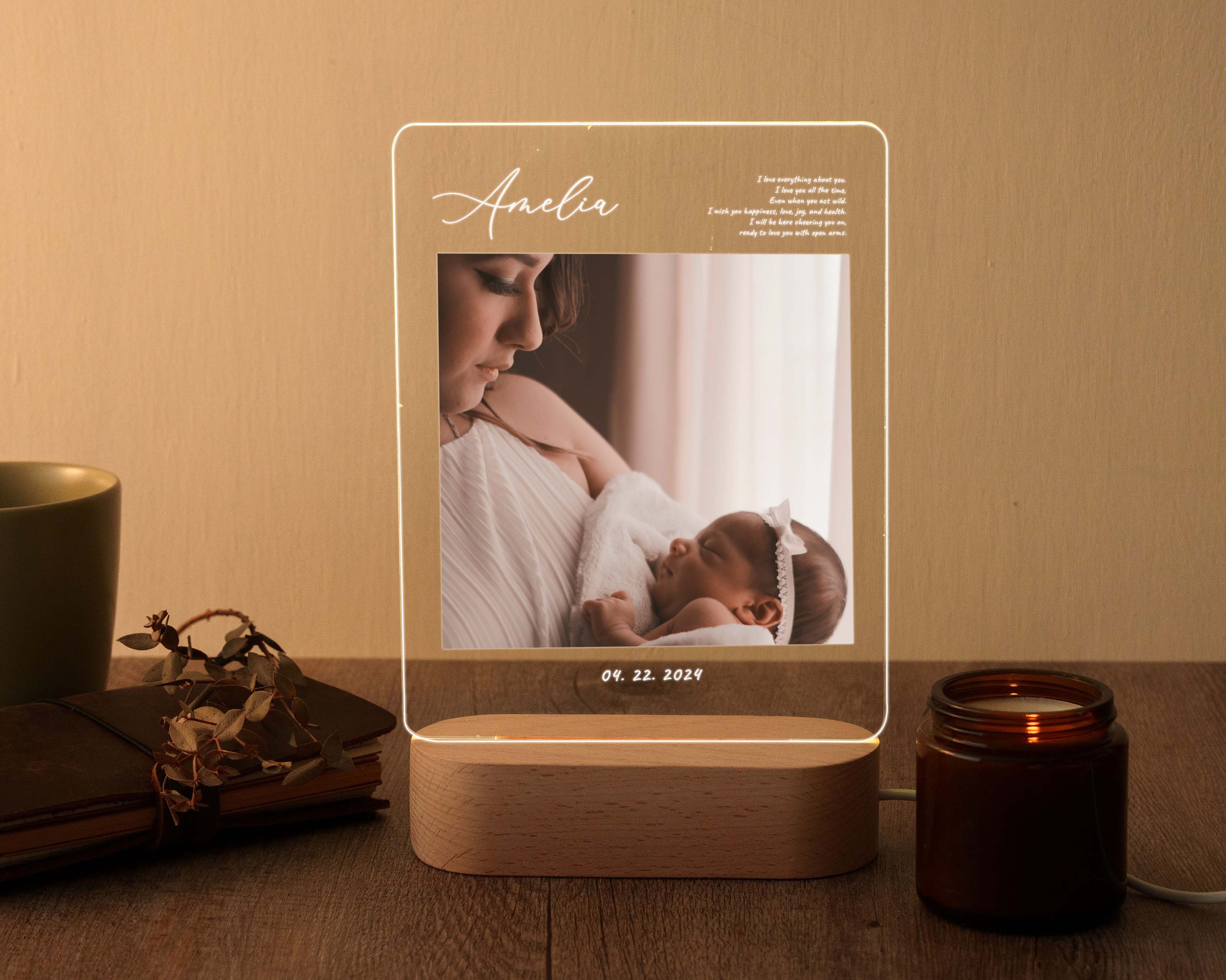 Custom Photo LED Night Light Sign