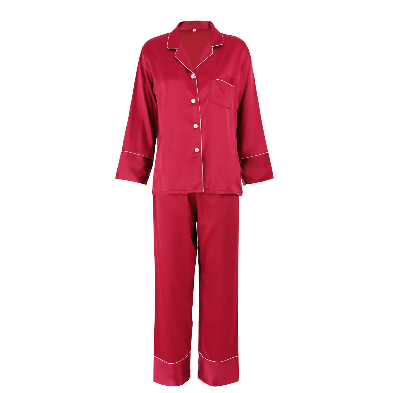 Front Monogram Silky Pajamas