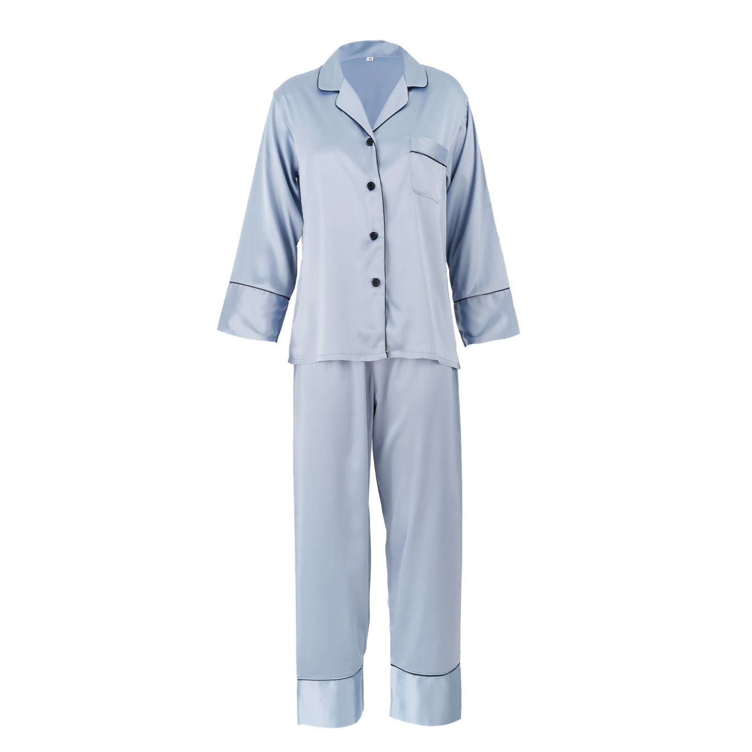 Front Monogram Silky Pajamas