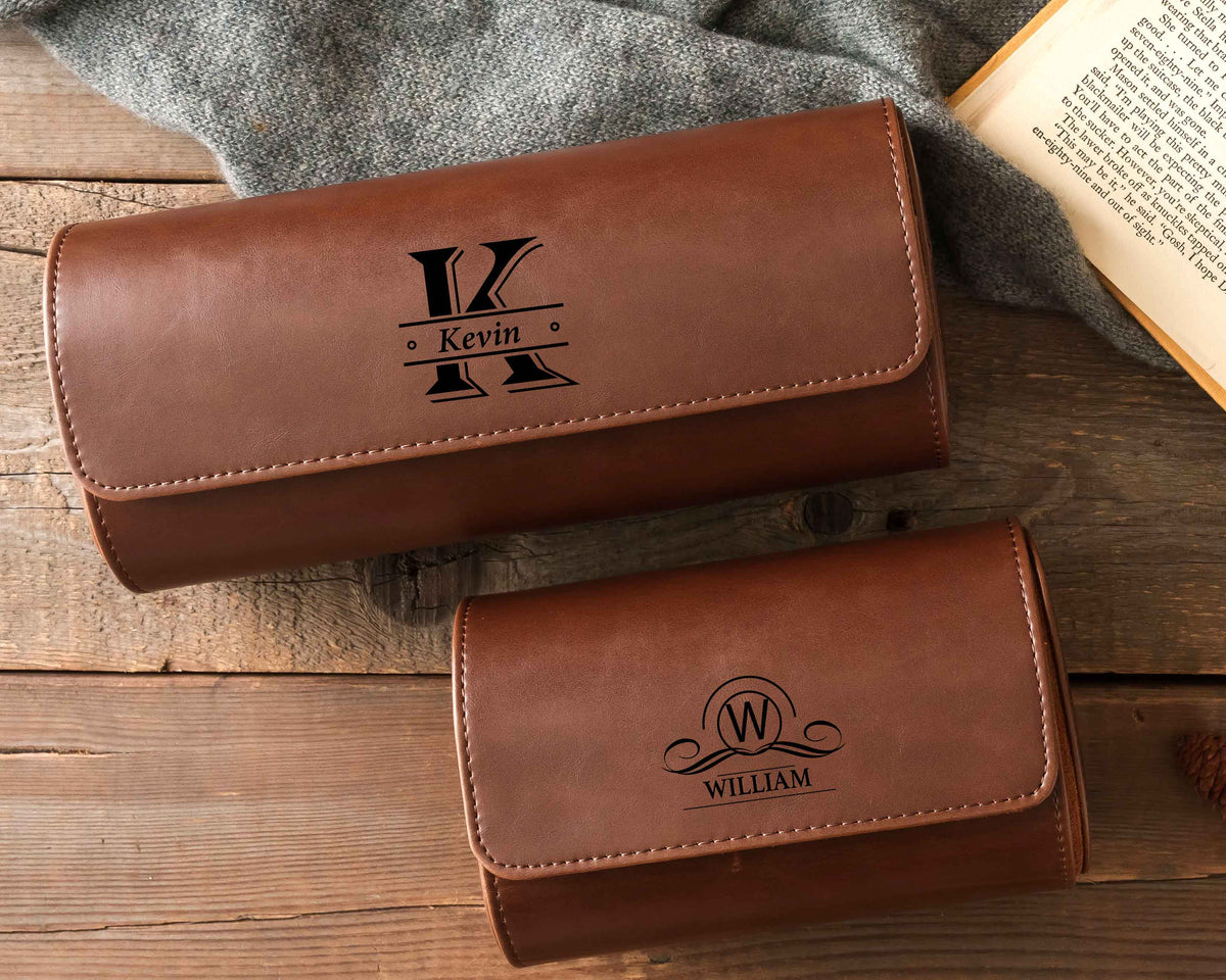 Personalized Leather Watch Case – photo 6