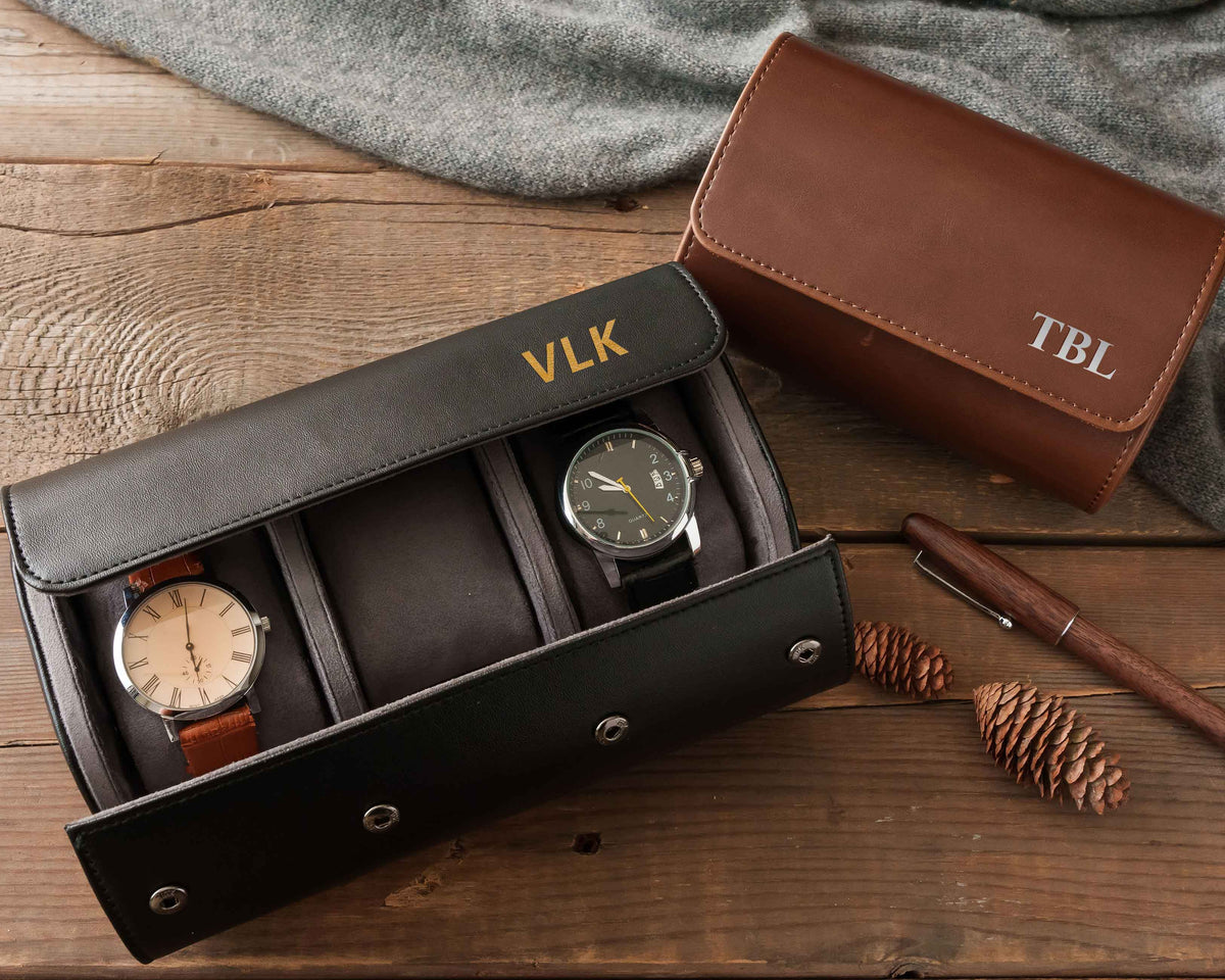 Personalized Leather Watch Case – photo 4
