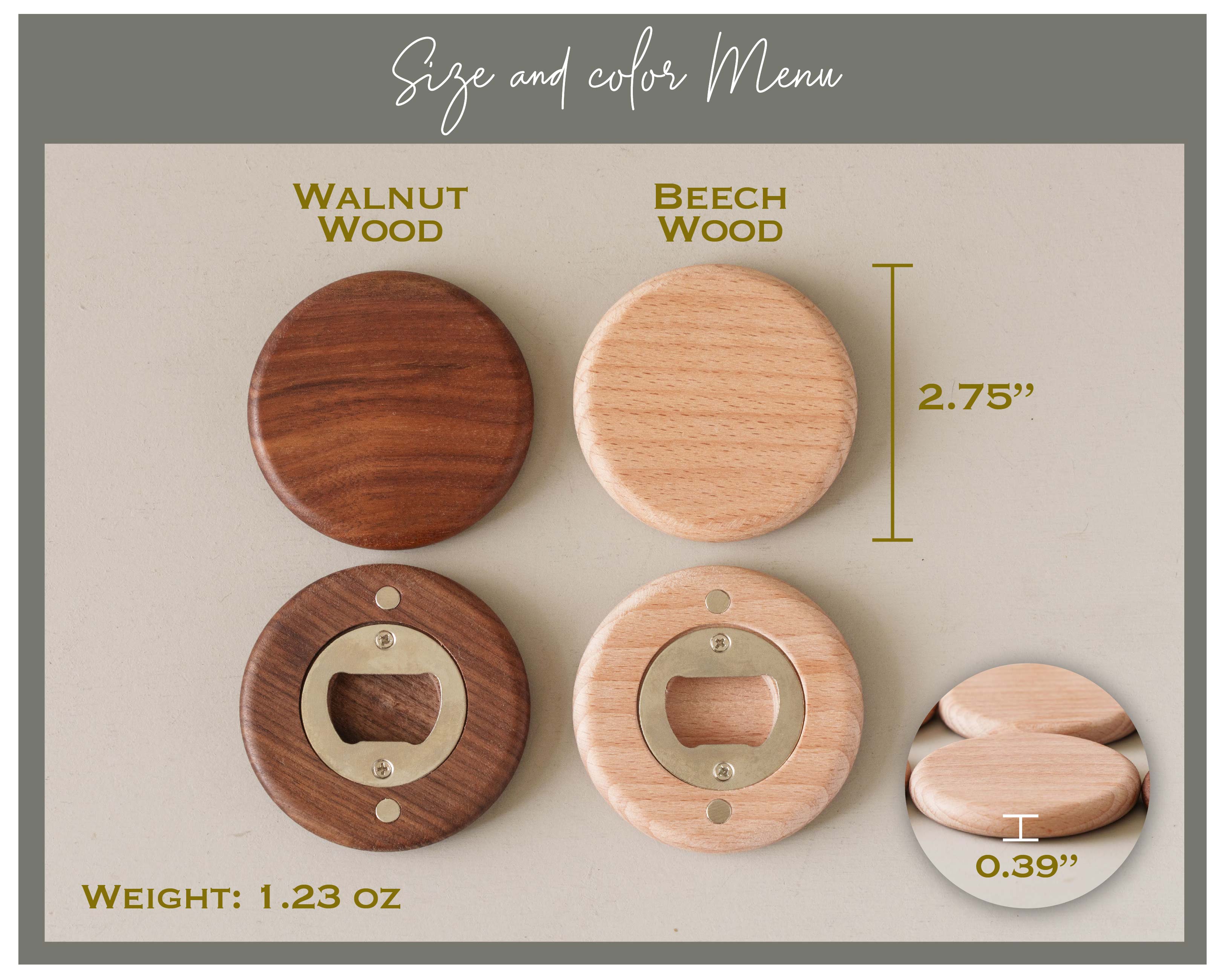 Engraved Magnet Bottle Opener