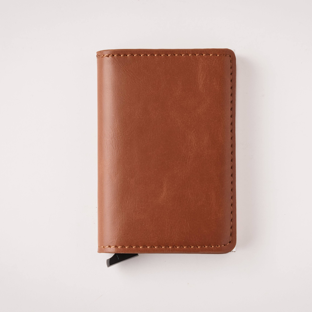 Pop-Up Leather Wallet