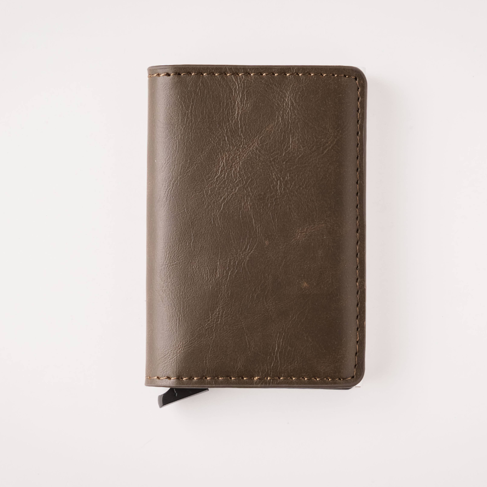Pop-Up Leather Wallet