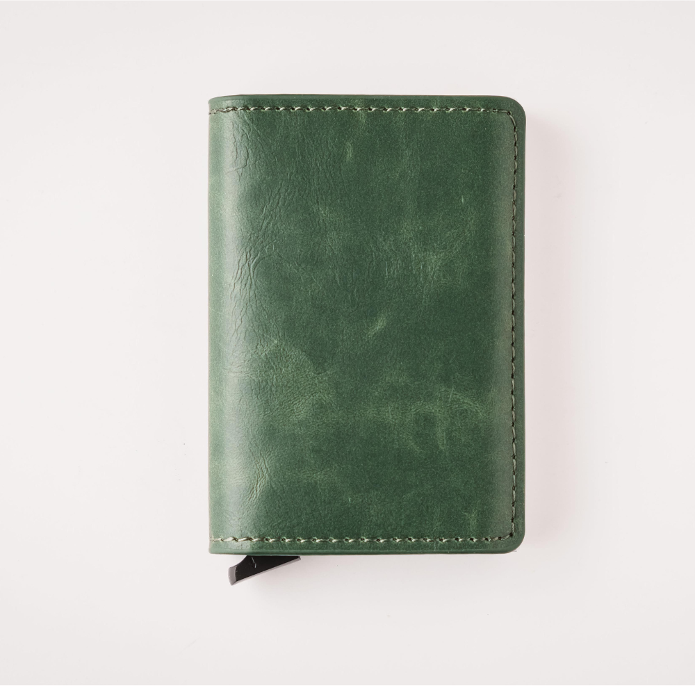 Pop-Up Leather Wallet