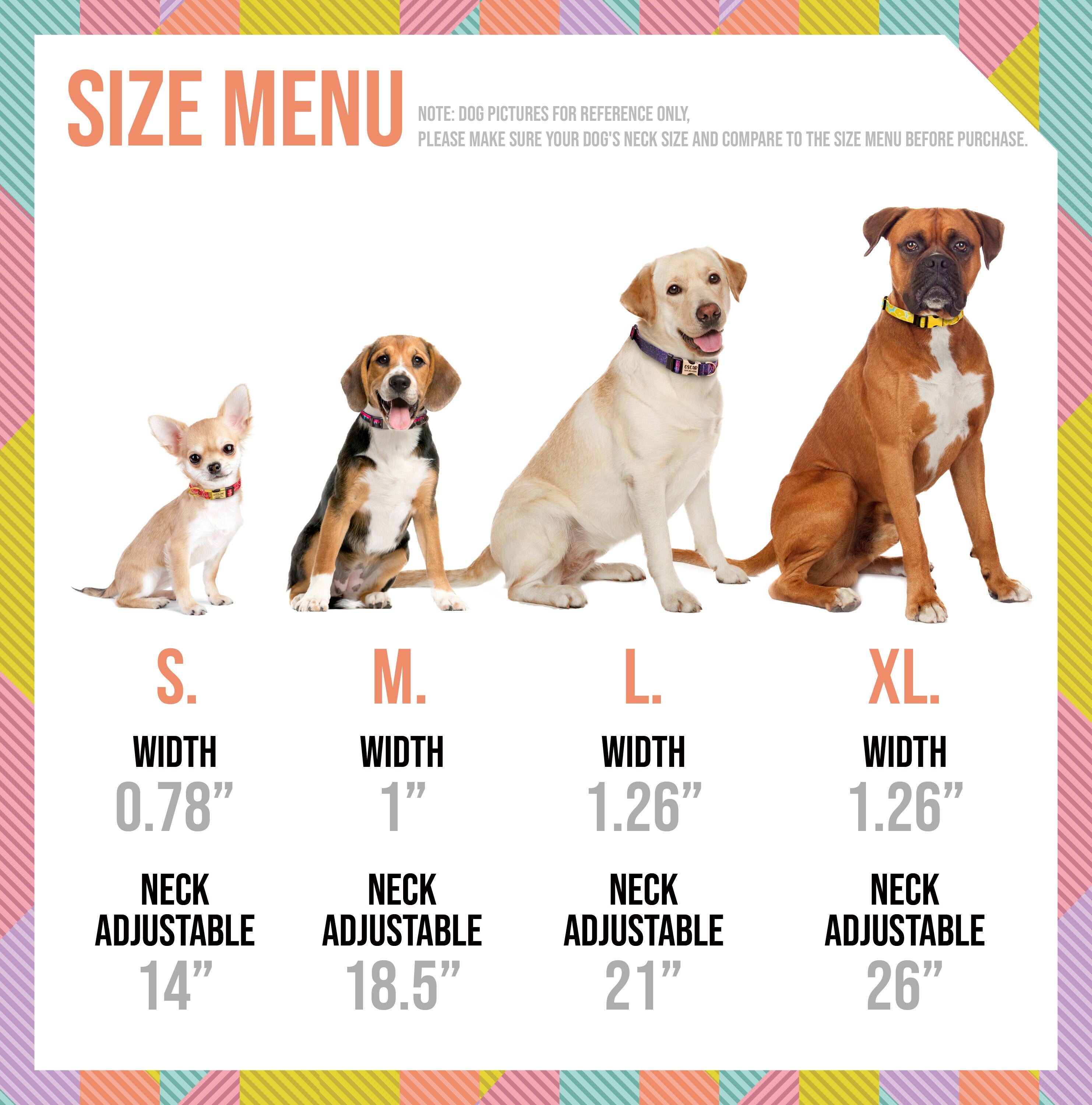 Personalized Dog Collar | Gift for Pets | Engraved Metal Buckle | Cute Dog Collar | Boy Girl Dog Collar | Adjustable Custom Name Dog Collar