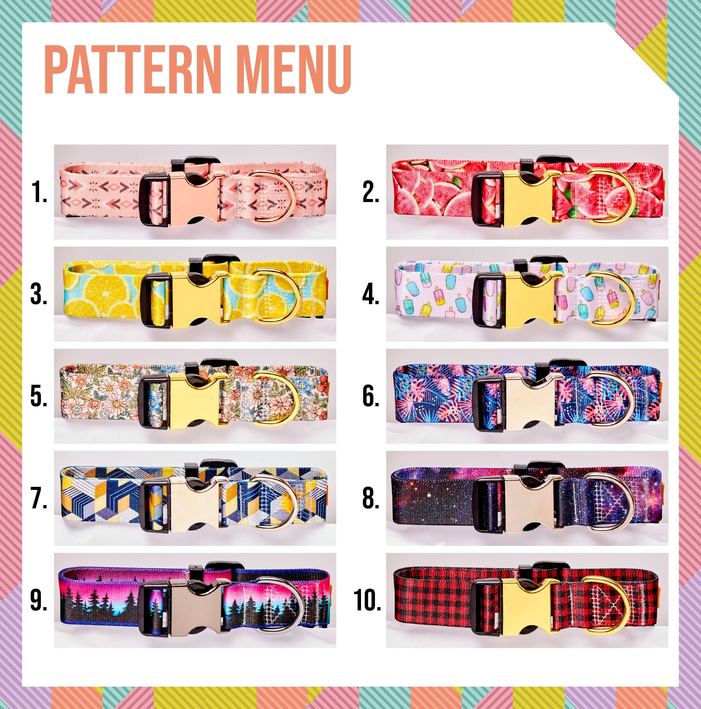 Personalized Dog Collar | Gift for Pets | Engraved Metal Buckle | Cute Dog Collar | Boy Girl Dog Collar | Adjustable Custom Name Dog Collar