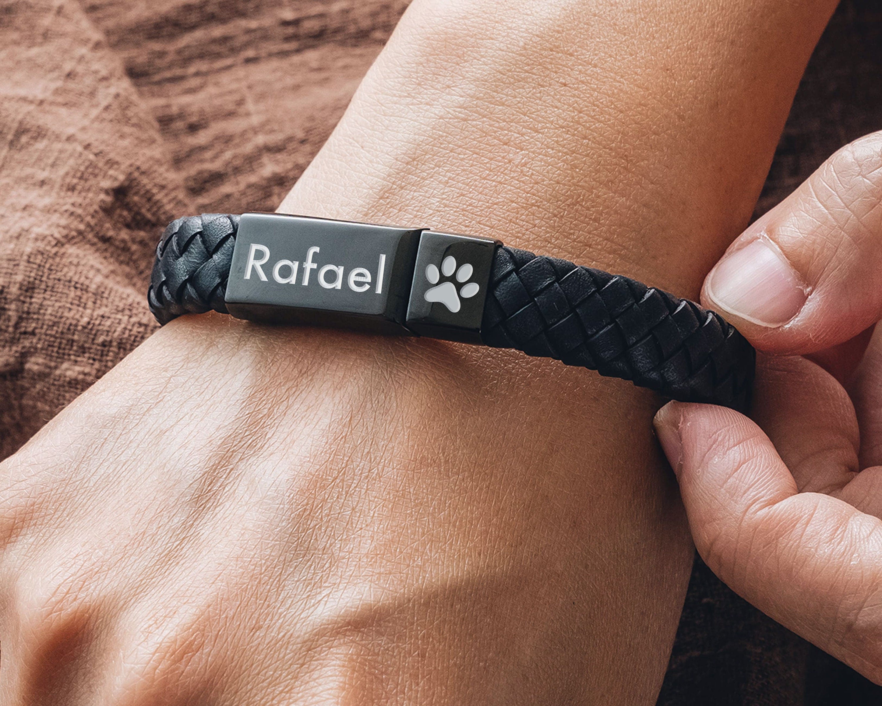 Personalized Urn Bracelet | Personalized Ashes Bracelet | Custom Cremation Bracelet | Engraved Pet Ashes Bracelet | Pet Memorial Gift