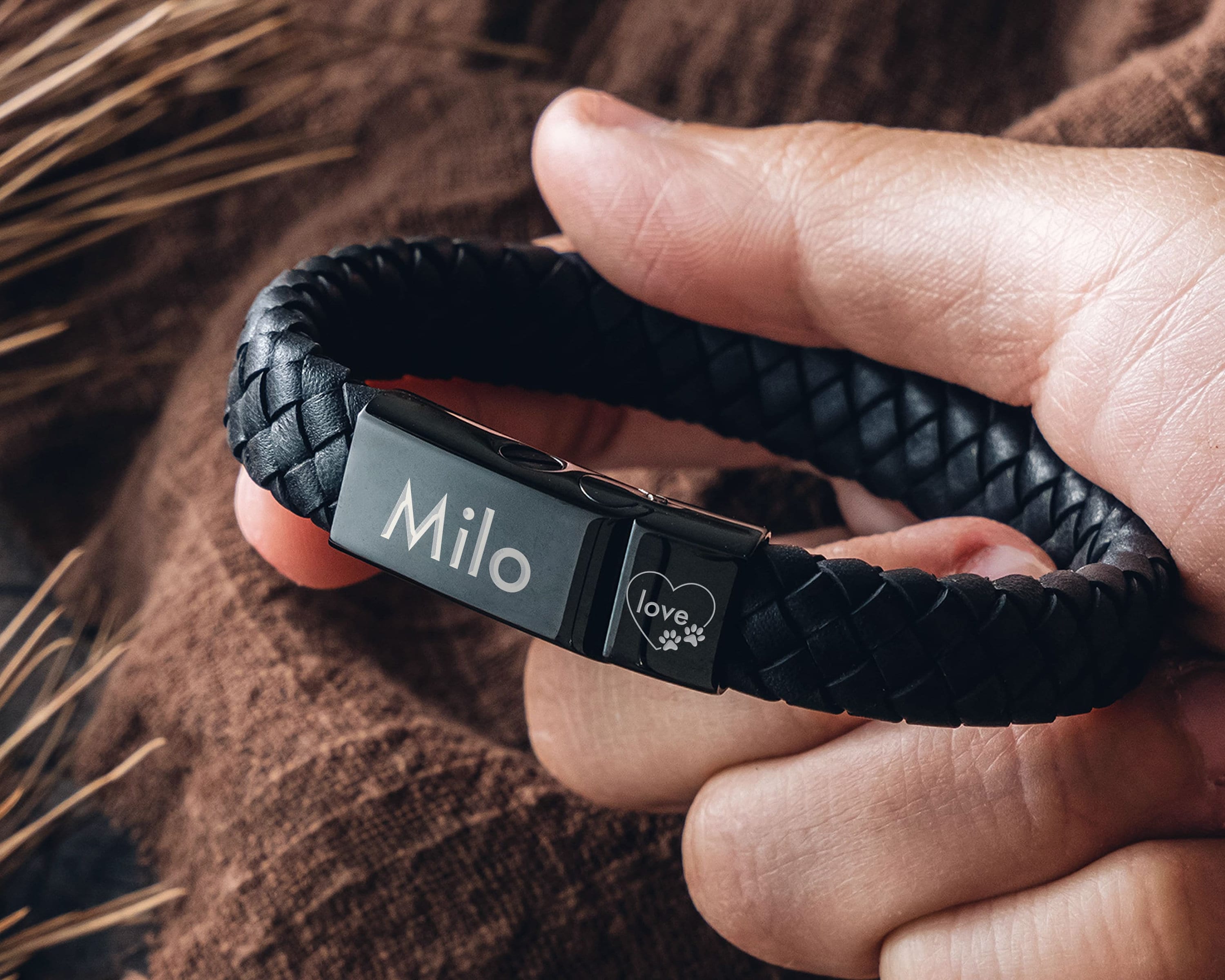 Personalized Urn Bracelet | Personalized Ashes Bracelet | Custom Cremation Bracelet | Engraved Pet Ashes Bracelet | Pet Memorial Gift