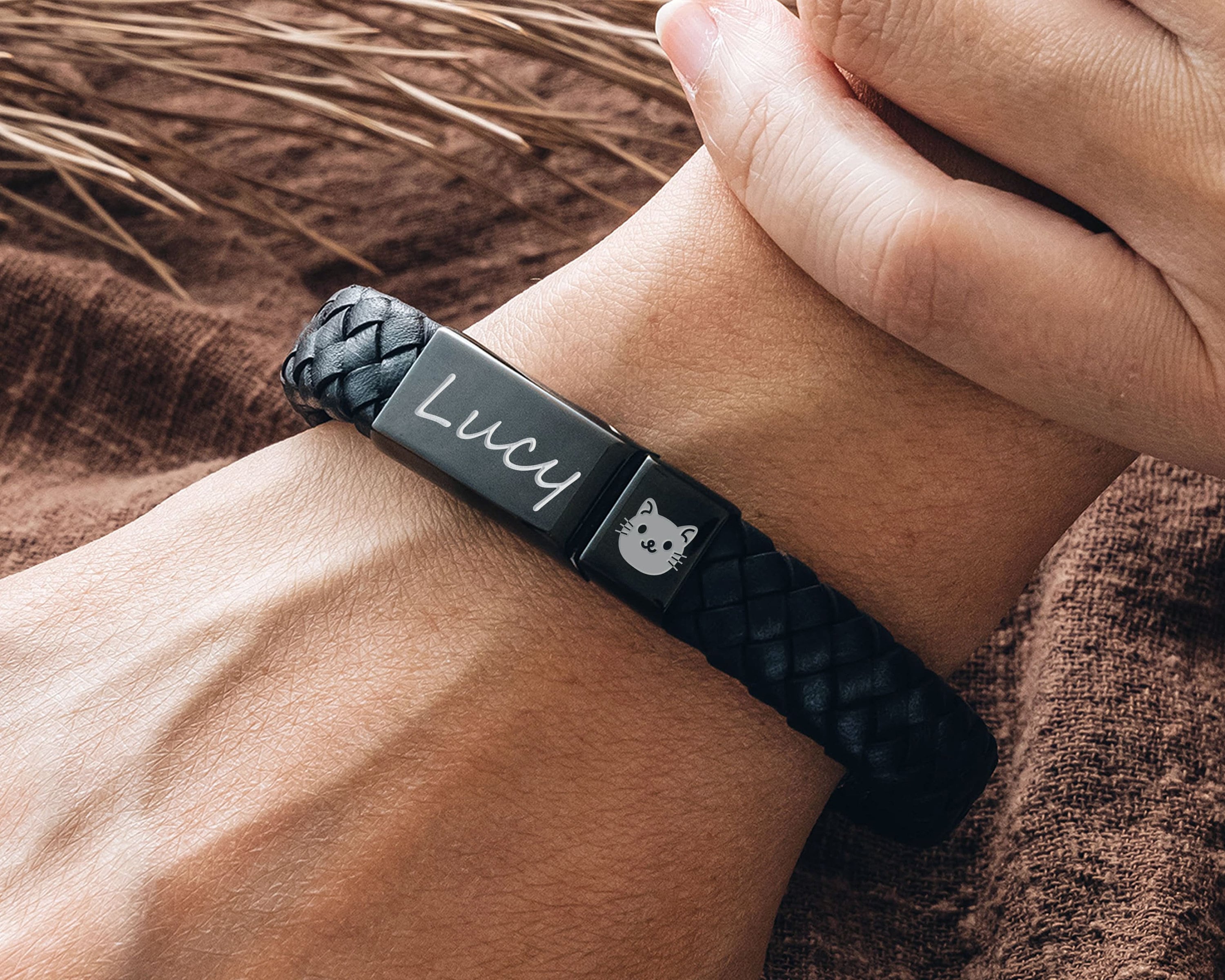 Personalized Urn Bracelet | Personalized Ashes Bracelet | Custom Cremation Bracelet | Engraved Pet Ashes Bracelet | Pet Memorial Gift