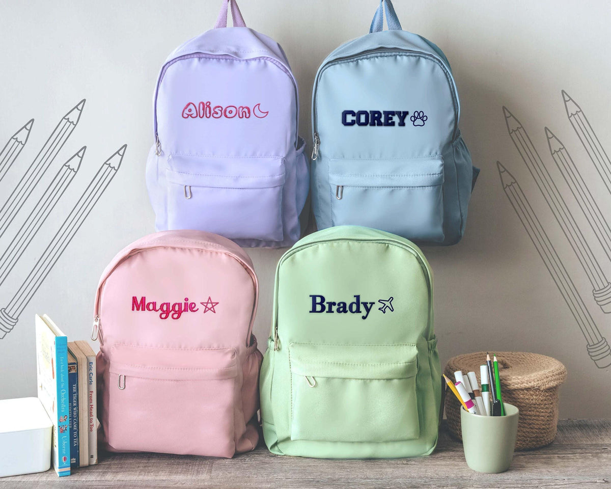 Personalized Embroidered Toddler Backpack — product view 9