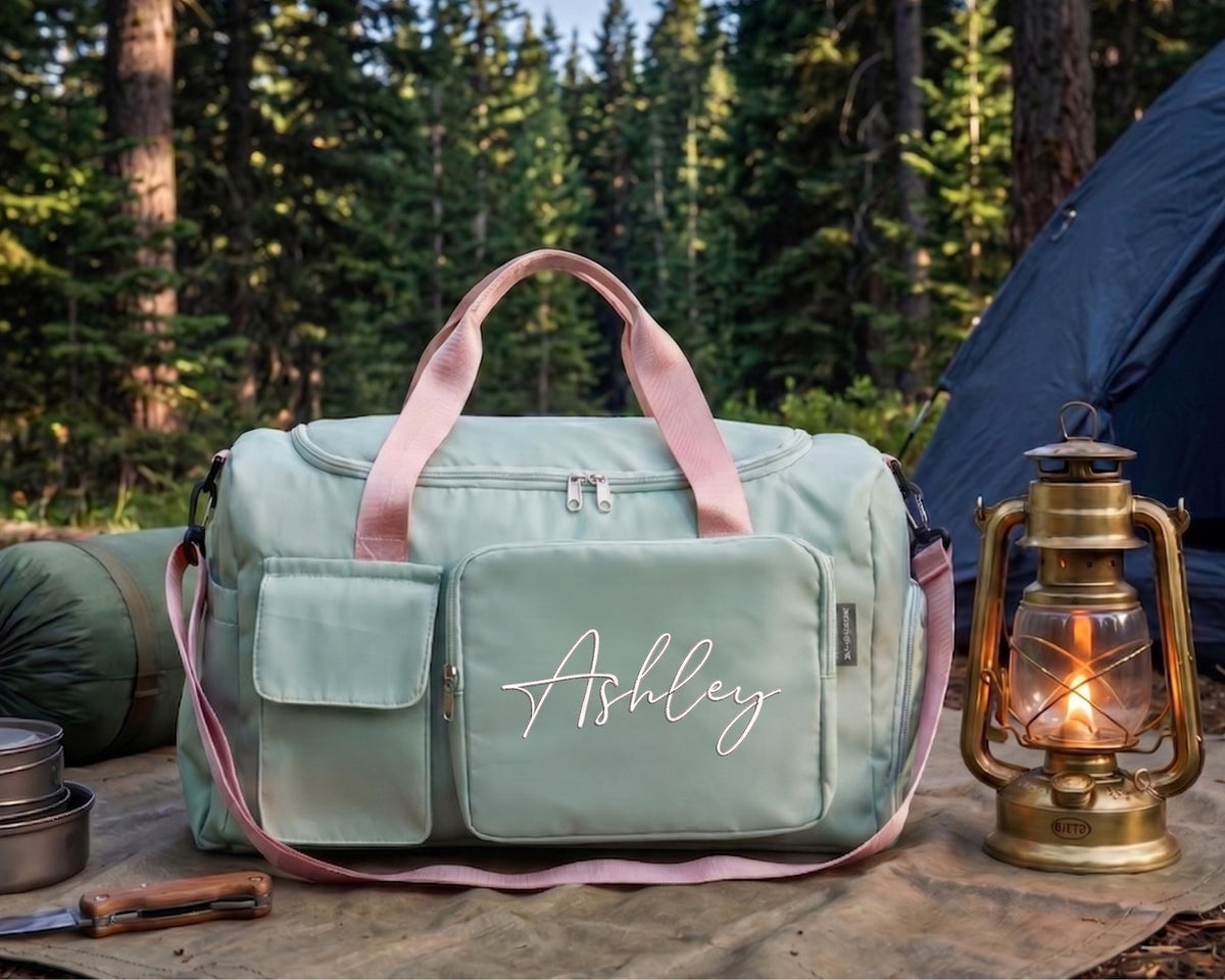 Personalized Nylon Weekender Travel Bag — product view 12