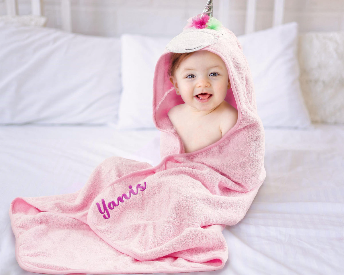 Personalized Animal Hooded Baby Towel — product detail 4