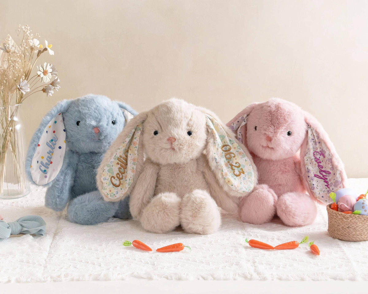Personalized Plush Bunny with Embroidered Ears — product detail 6