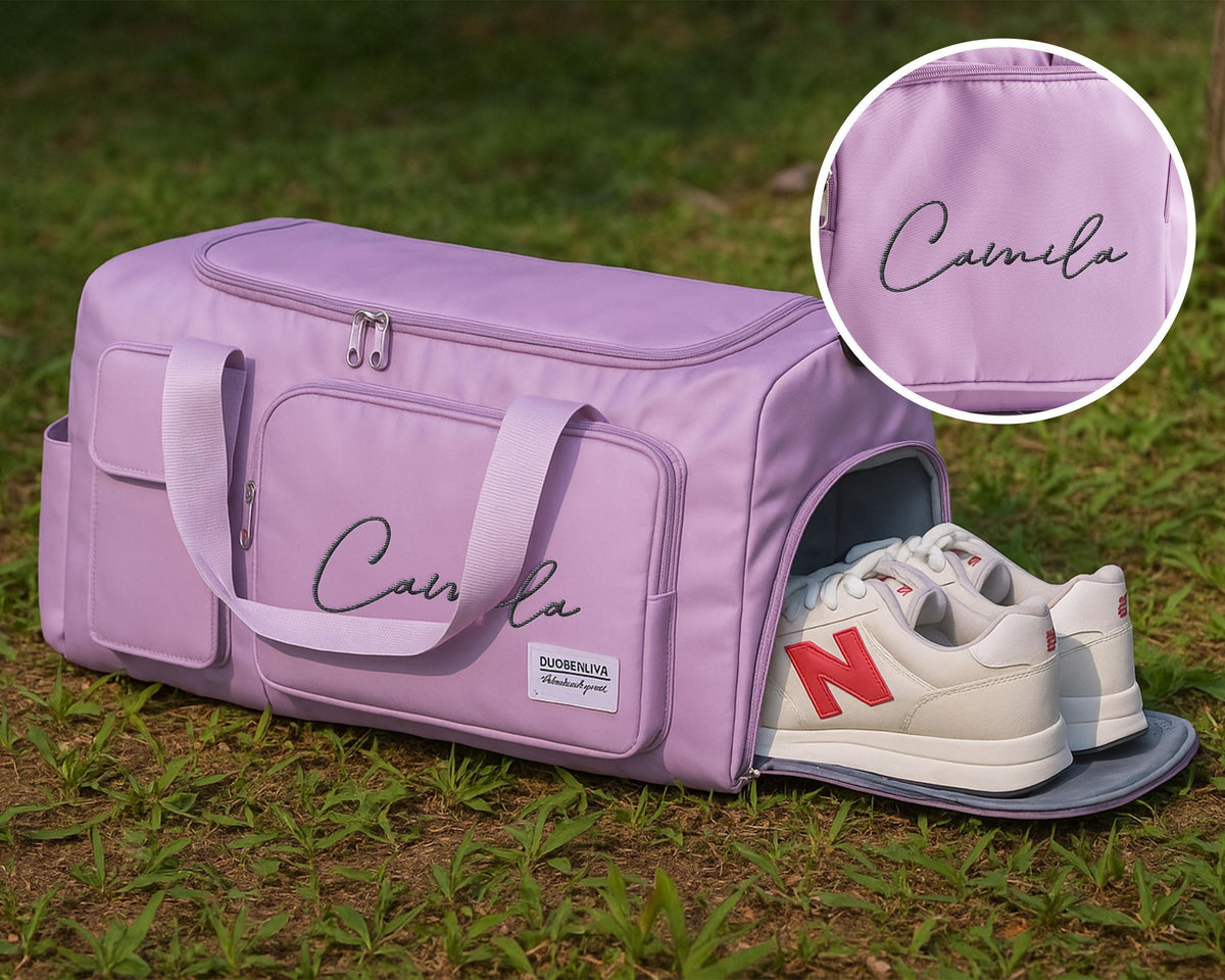 Personalized Nylon Weekender Travel Bag — product view 6