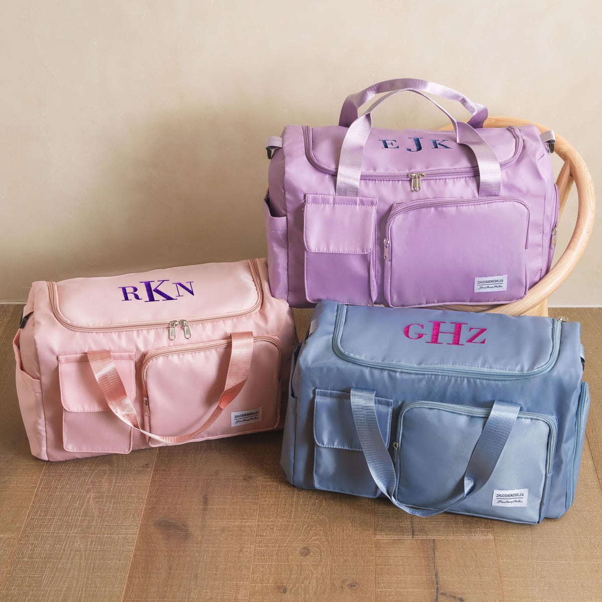 Personalized Nylon Weekender Travel Bag — product view 10