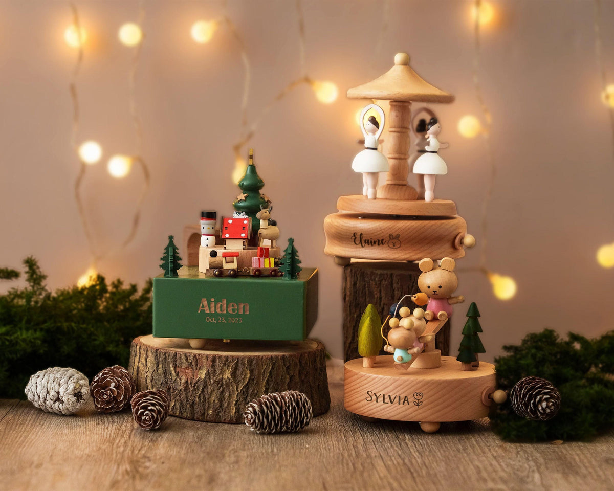 Personalized Wooden Music Box — product detail 10