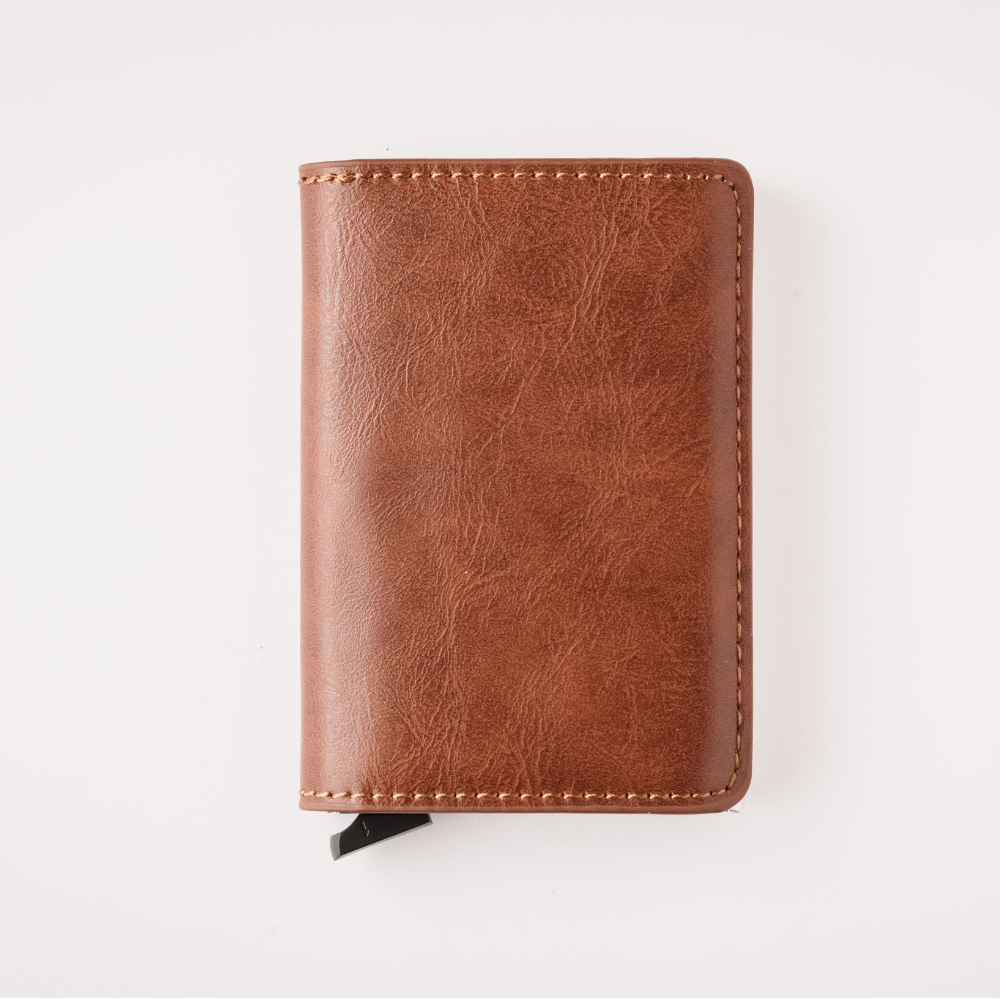 Pop-Up Leather Wallet