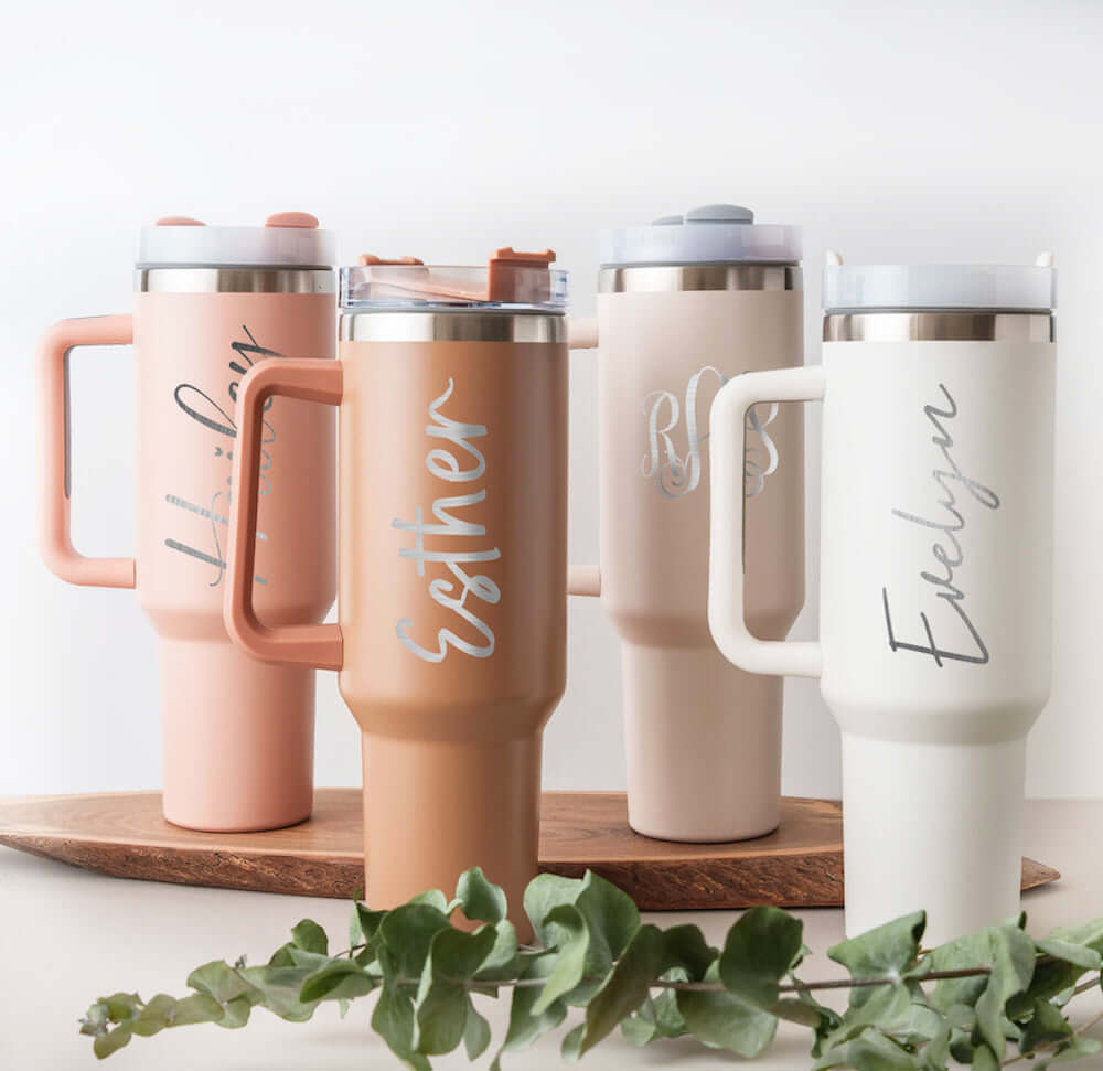 Steel Tumbler Best Friend Yeti Cups Personalized Talavera Flower