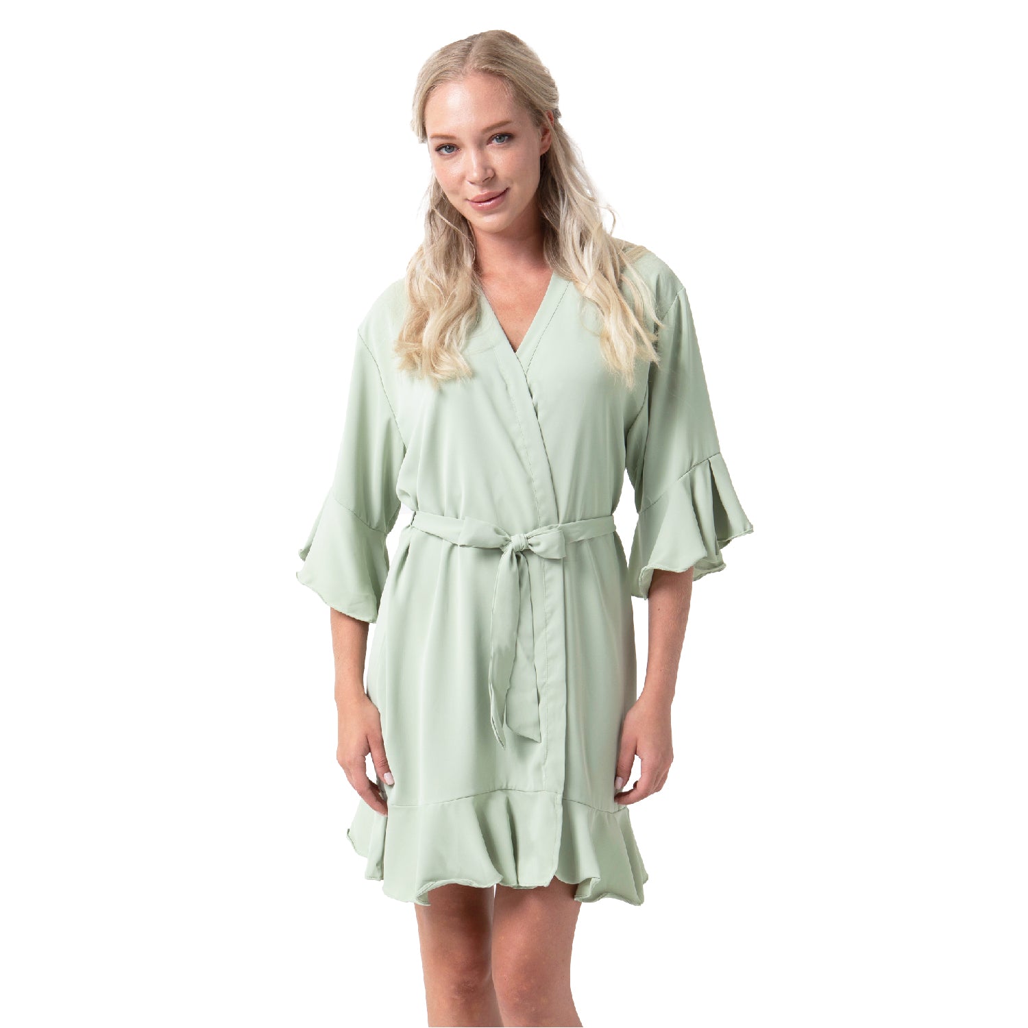 Ruffle Bridal Party Robes - Fit Most