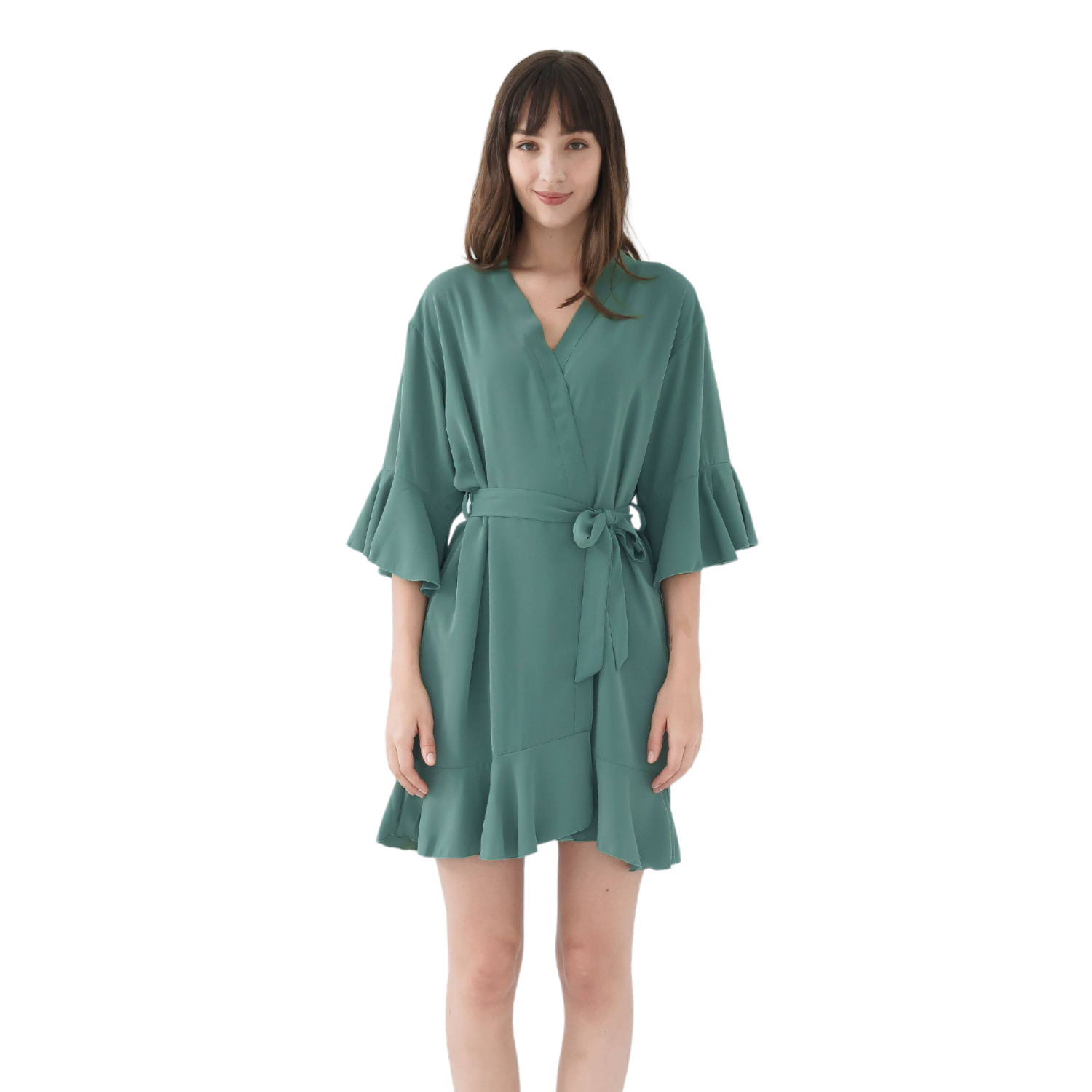 Ruffle Bridal Party Robes - Fit Most