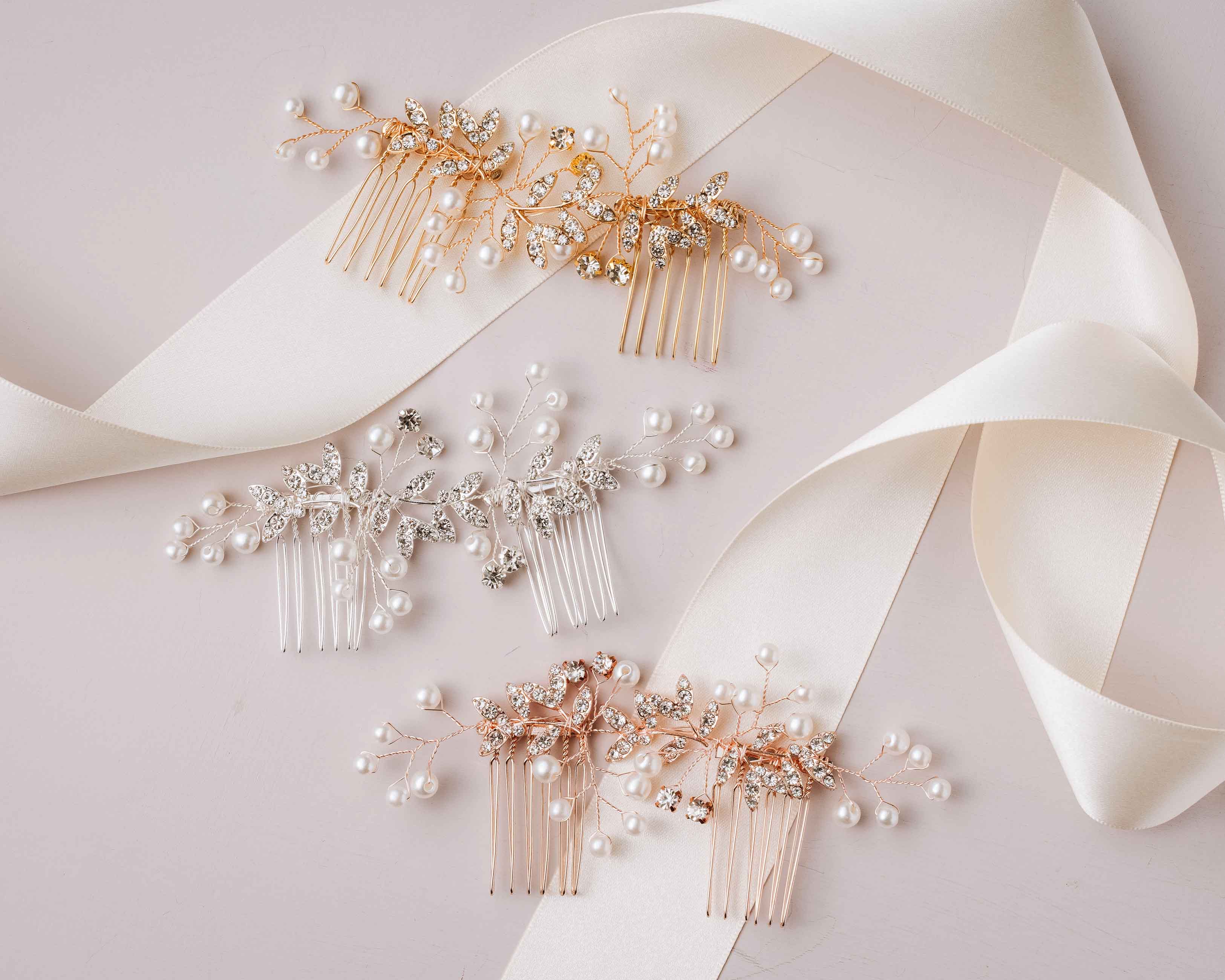 Wedding Hair Piece - Gold, Silver and Rosegold Wedding Hair Piece - The perfect bridal accessories