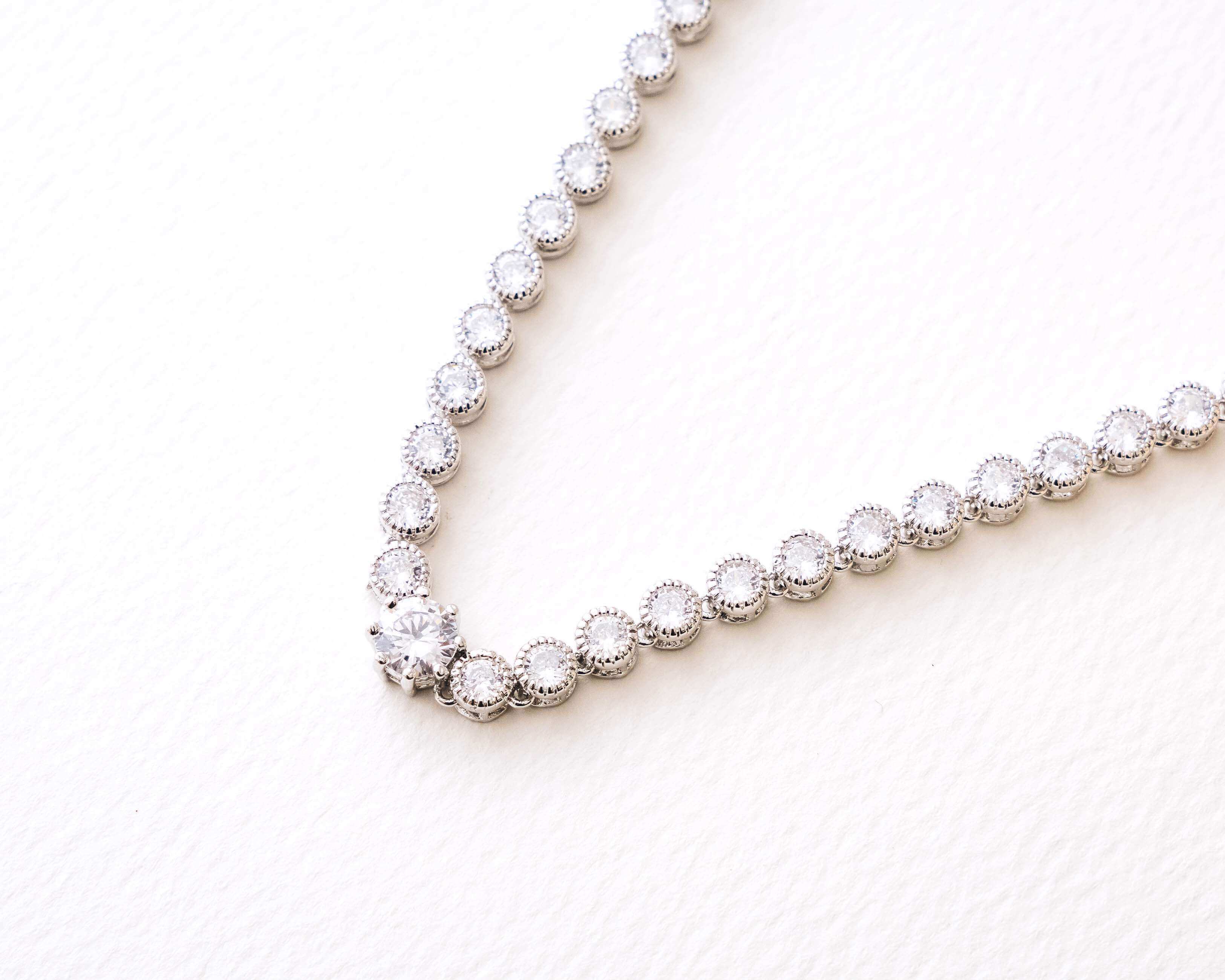 Silver Bridal Necklace Jewelry Set - The perfect Earring Jewelry.