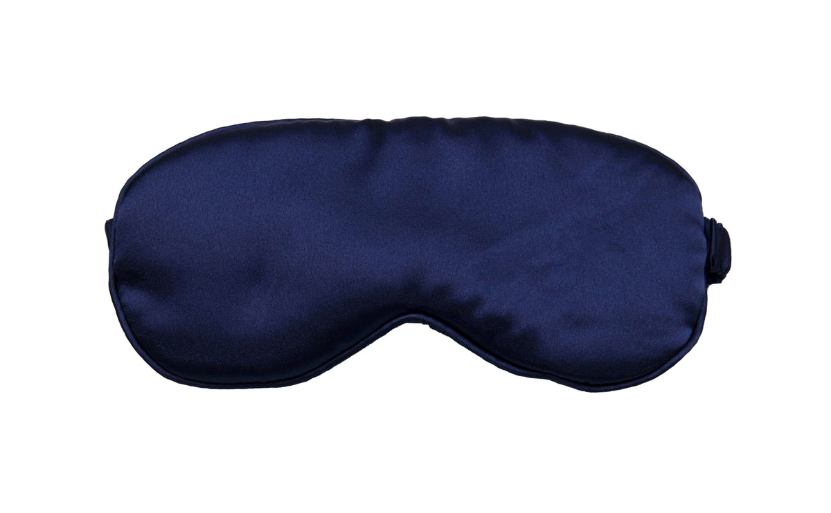 Custom Sleep Mask - Navy Personalized Sleep Eye Masks - Hundred Hearts