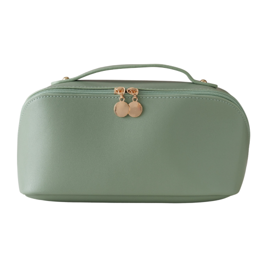 Leather Embroidered Makeup Bag