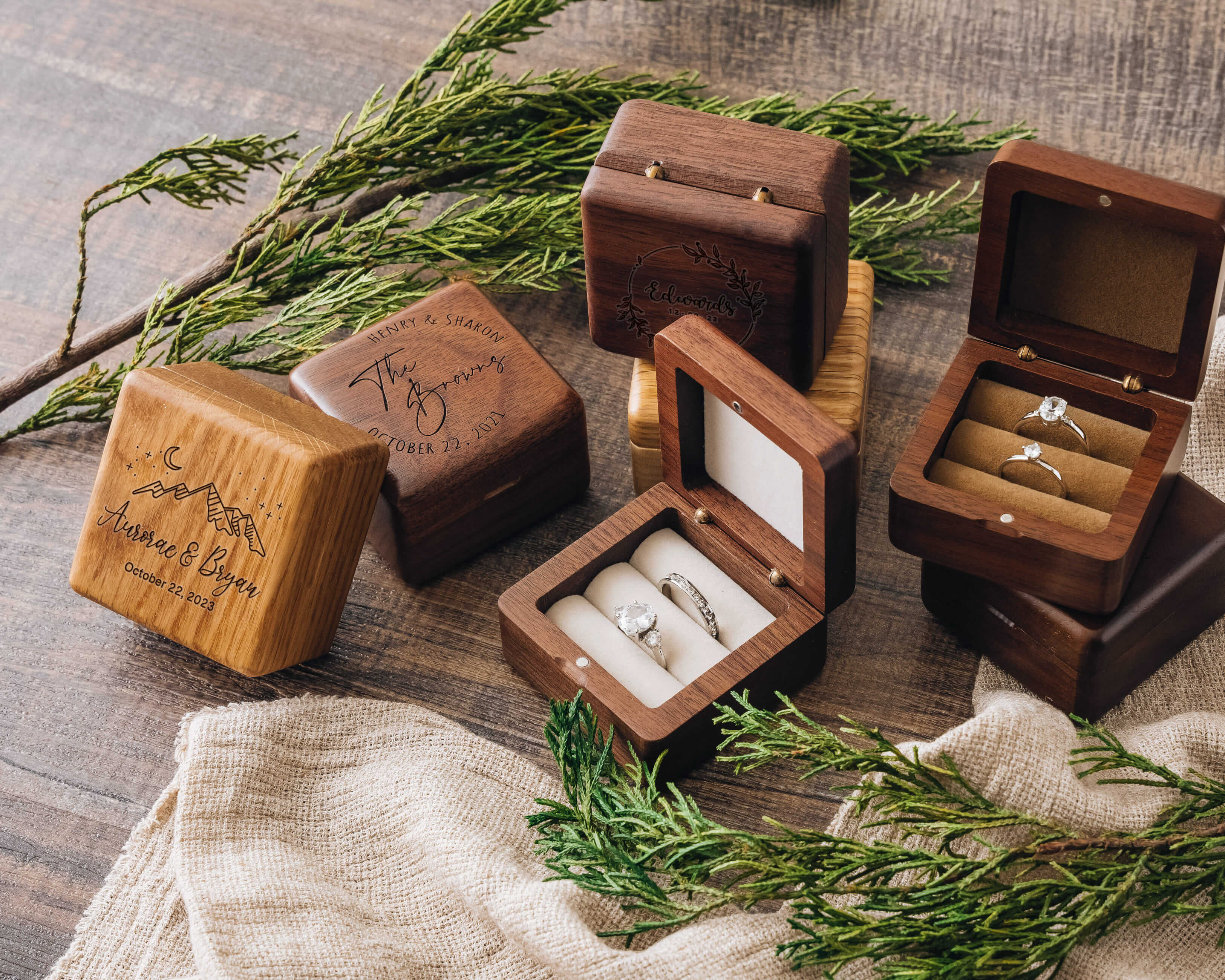 Wooden Ring Box