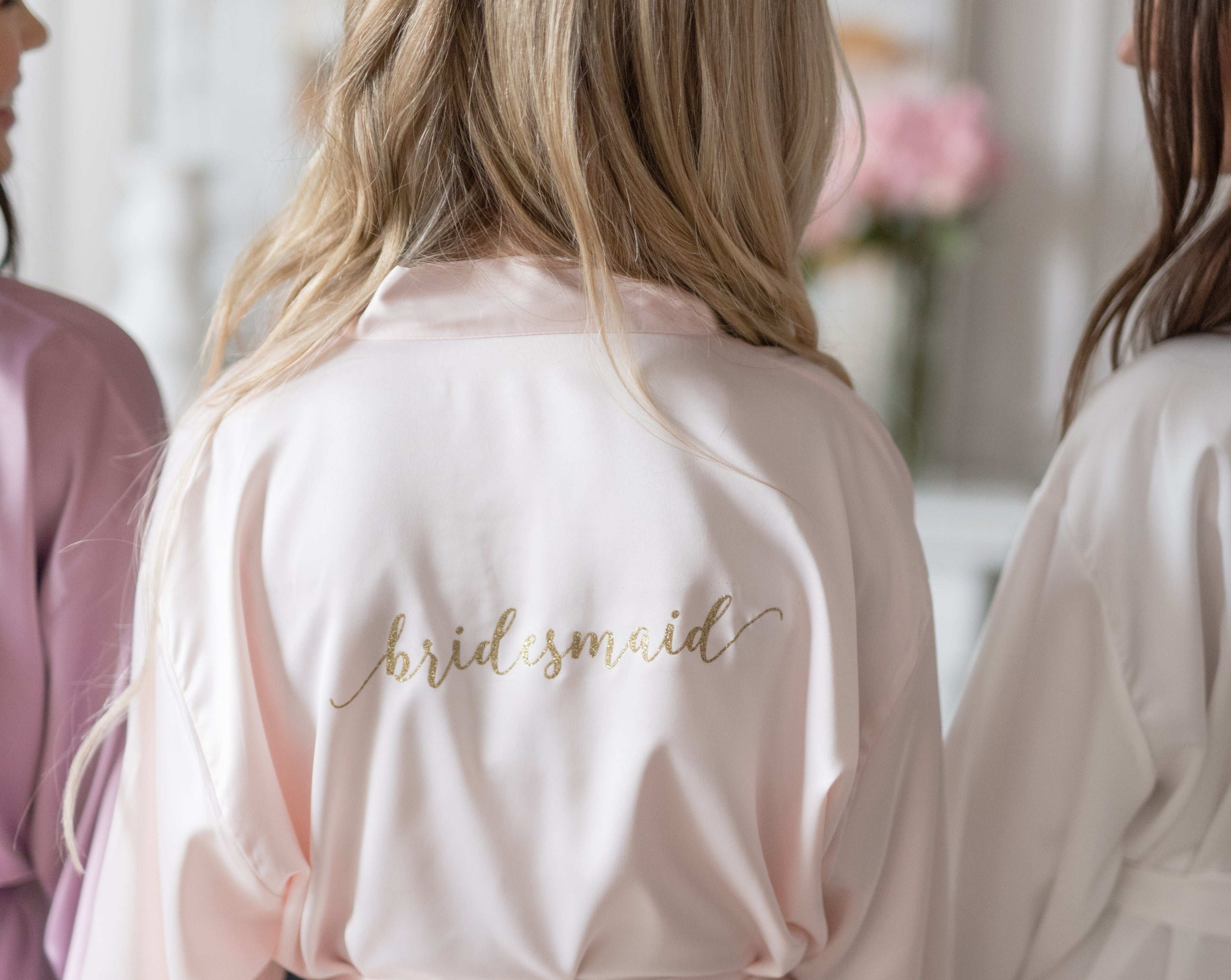 Personalized Silky Chunky Lace Robes