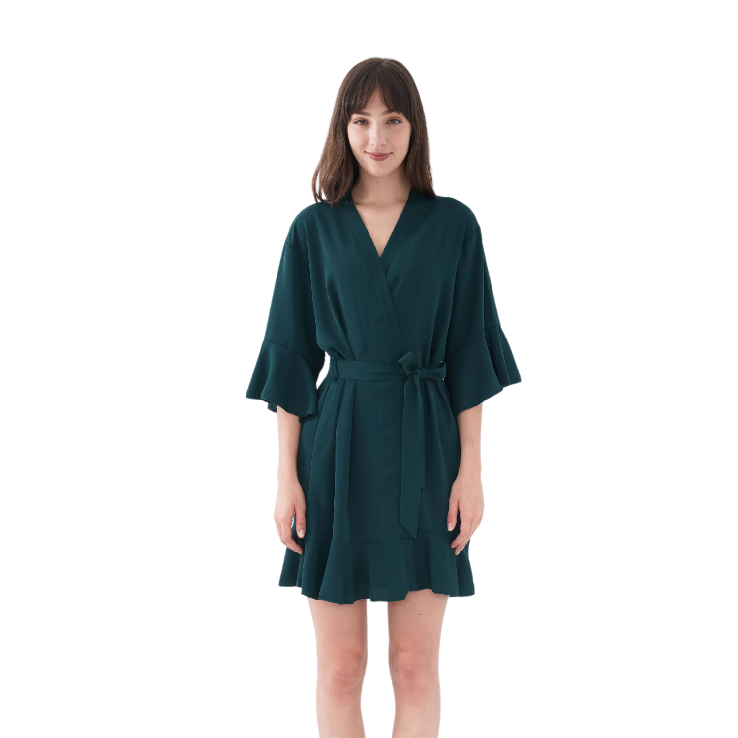 Ruffle Bridal Party Robes  - Plus