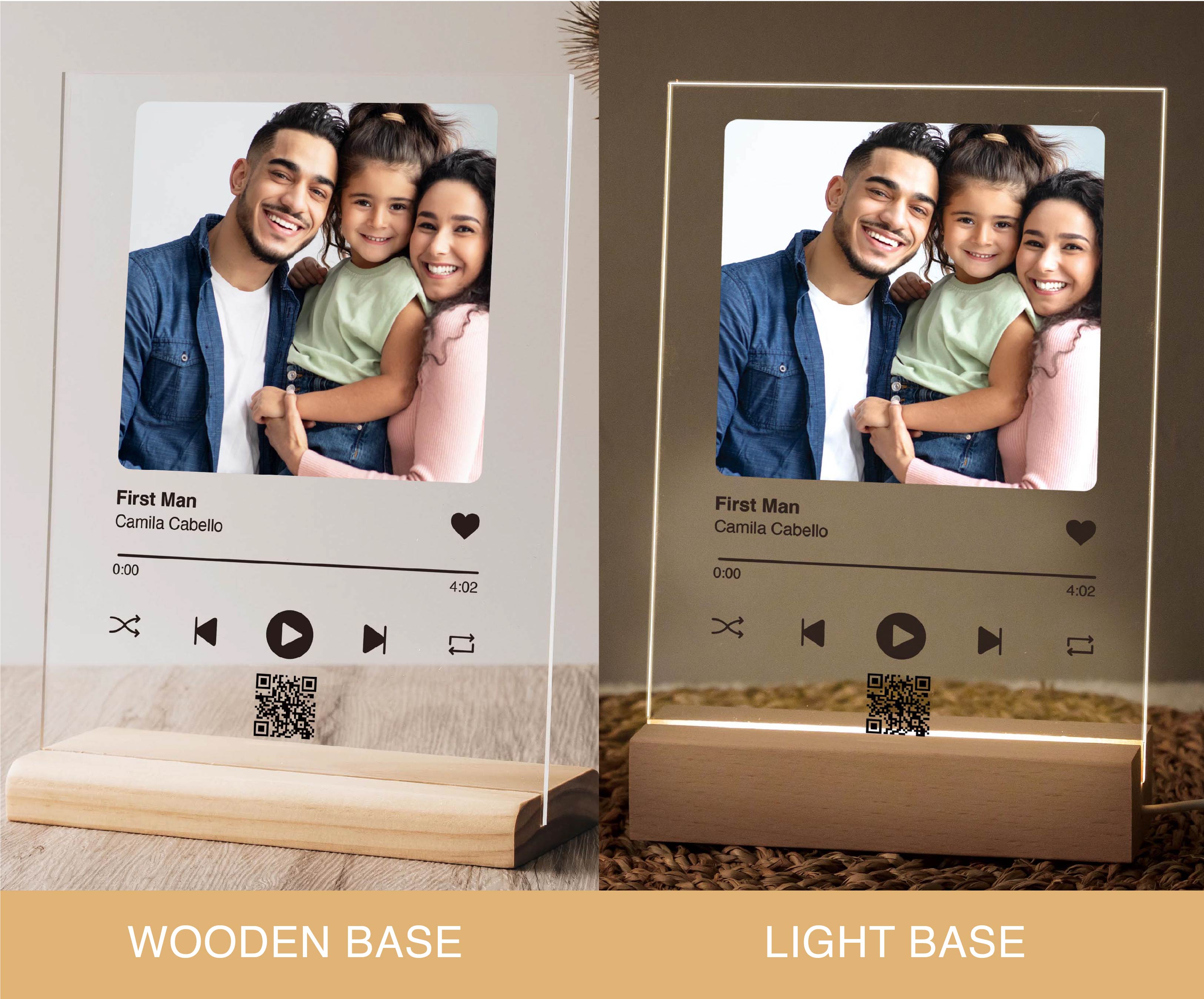 Light Up Curve Picture Frame