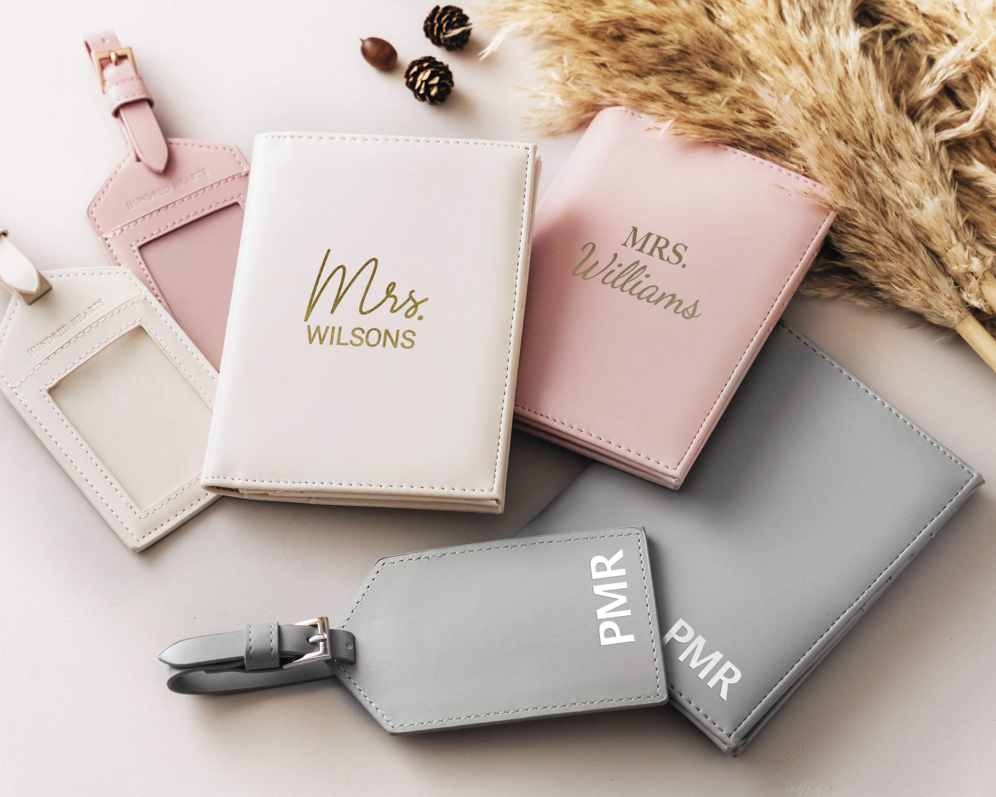 Personalized Name Passport Holder & Luggage Tag