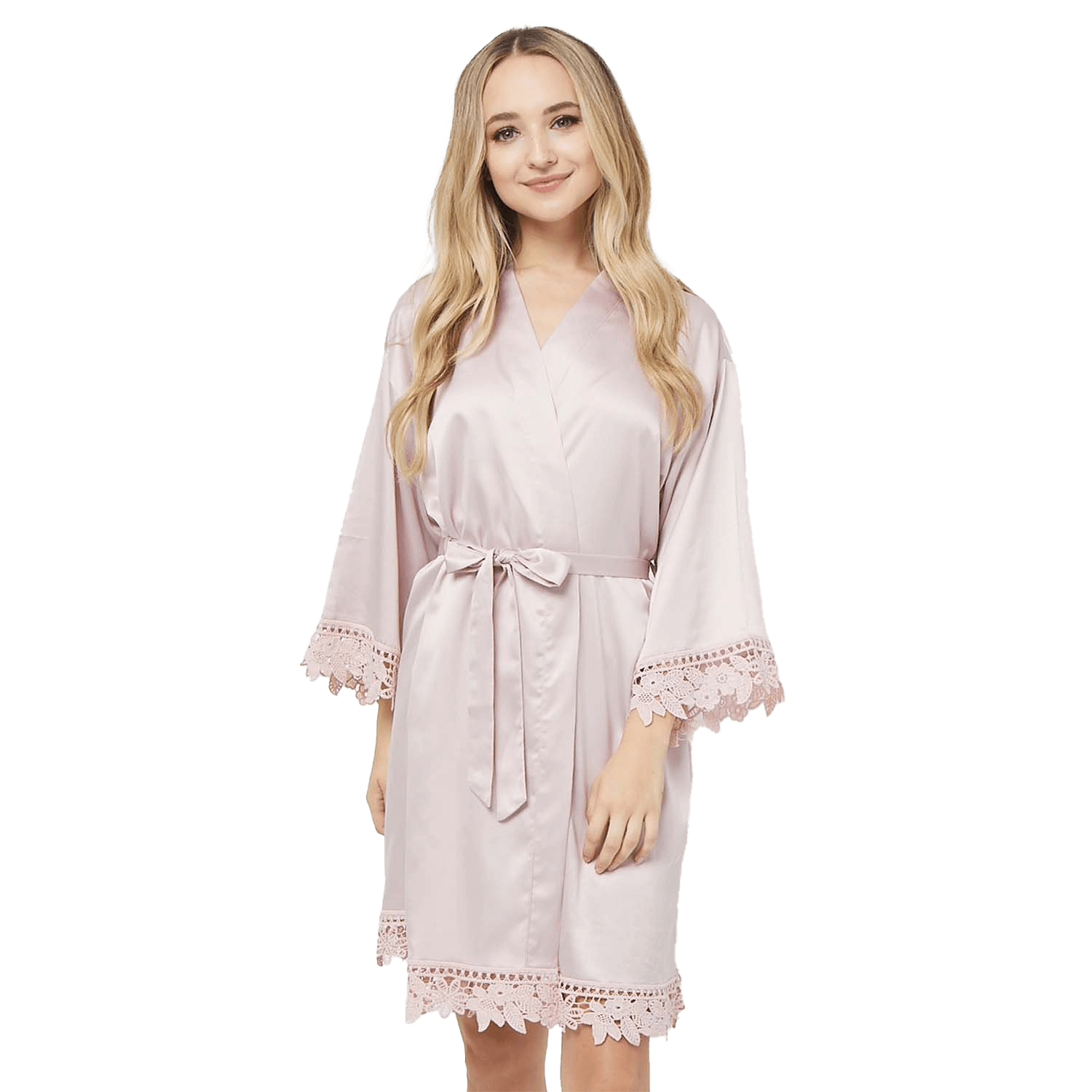 Non Personalized Silky Chunky Lace Robes