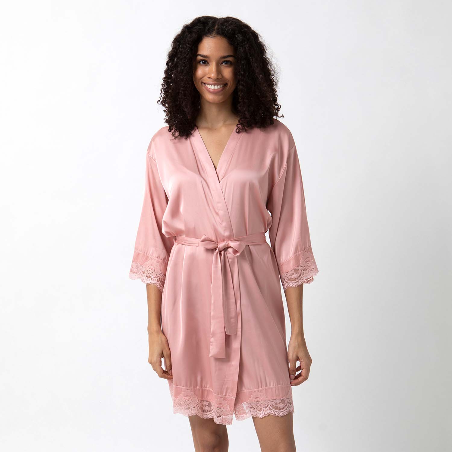 Non Personalized Silky Lace Robes